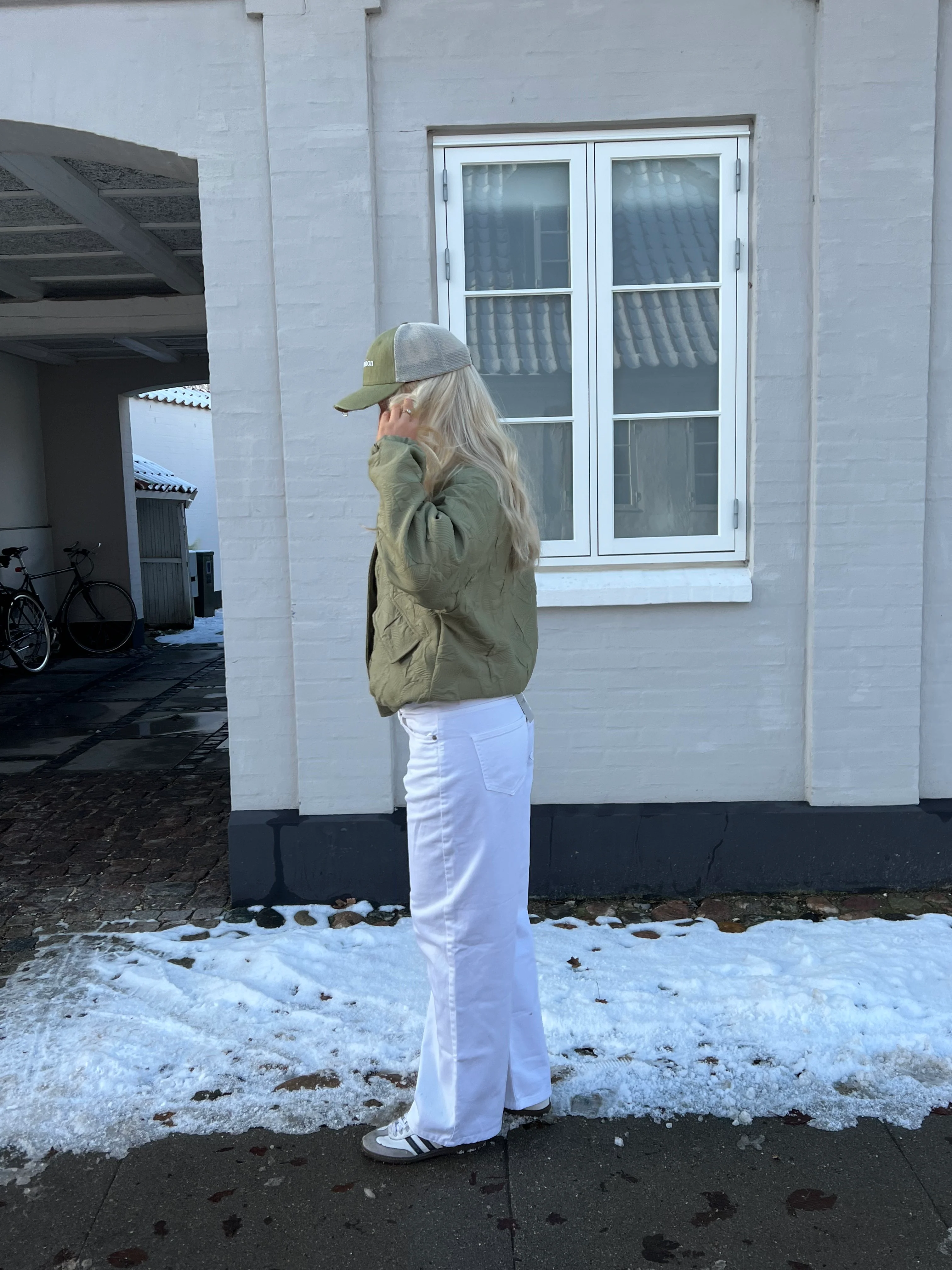 Anemon oversized jeans - Hvid - Image 9