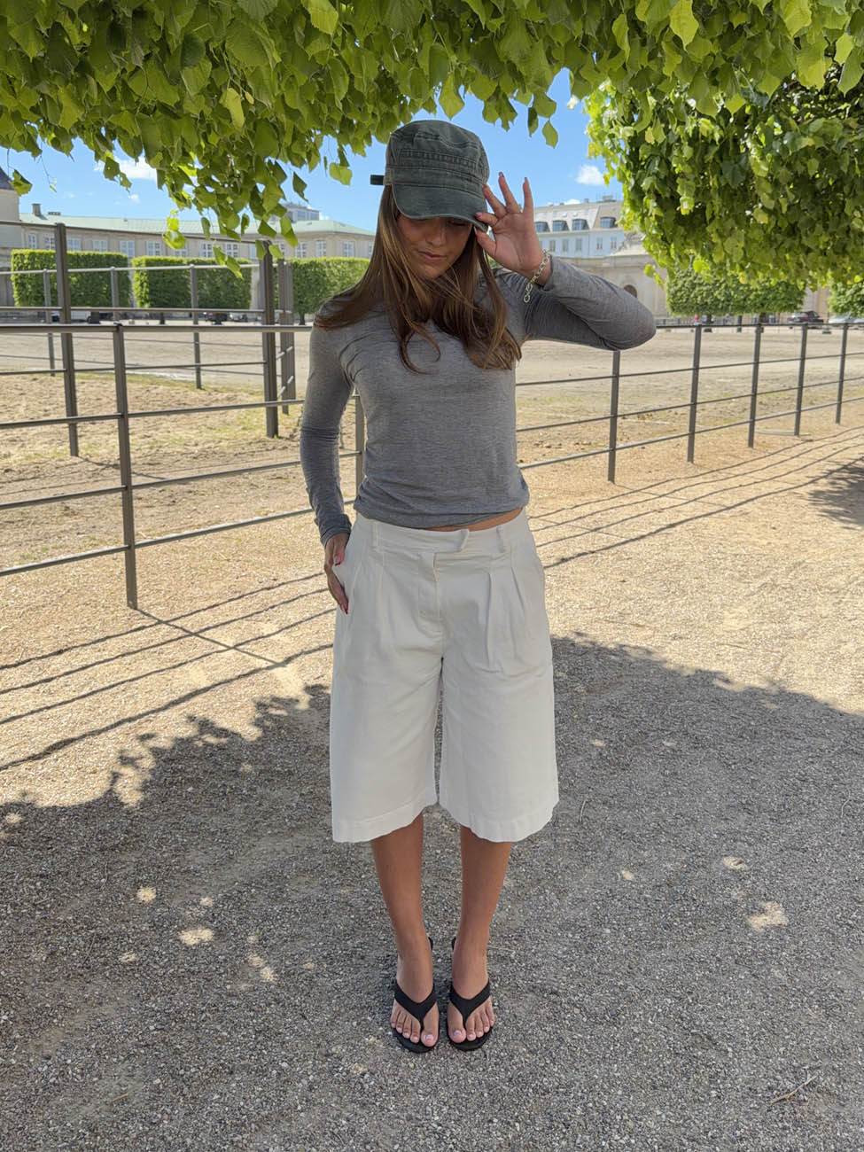 Cassidy bermudashorts - Hvid - Image 5