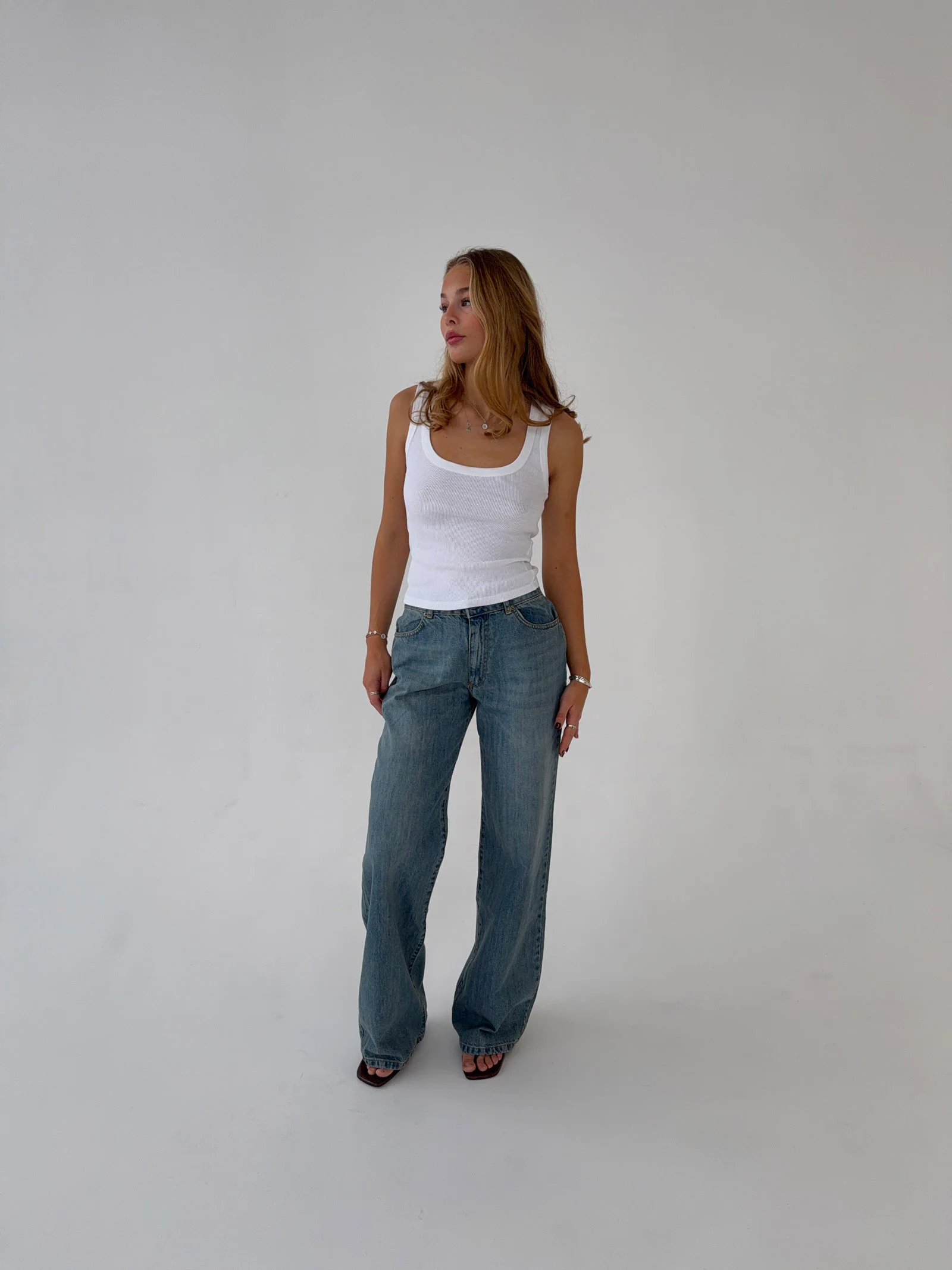Samara jeans - Blå denim - Image 17