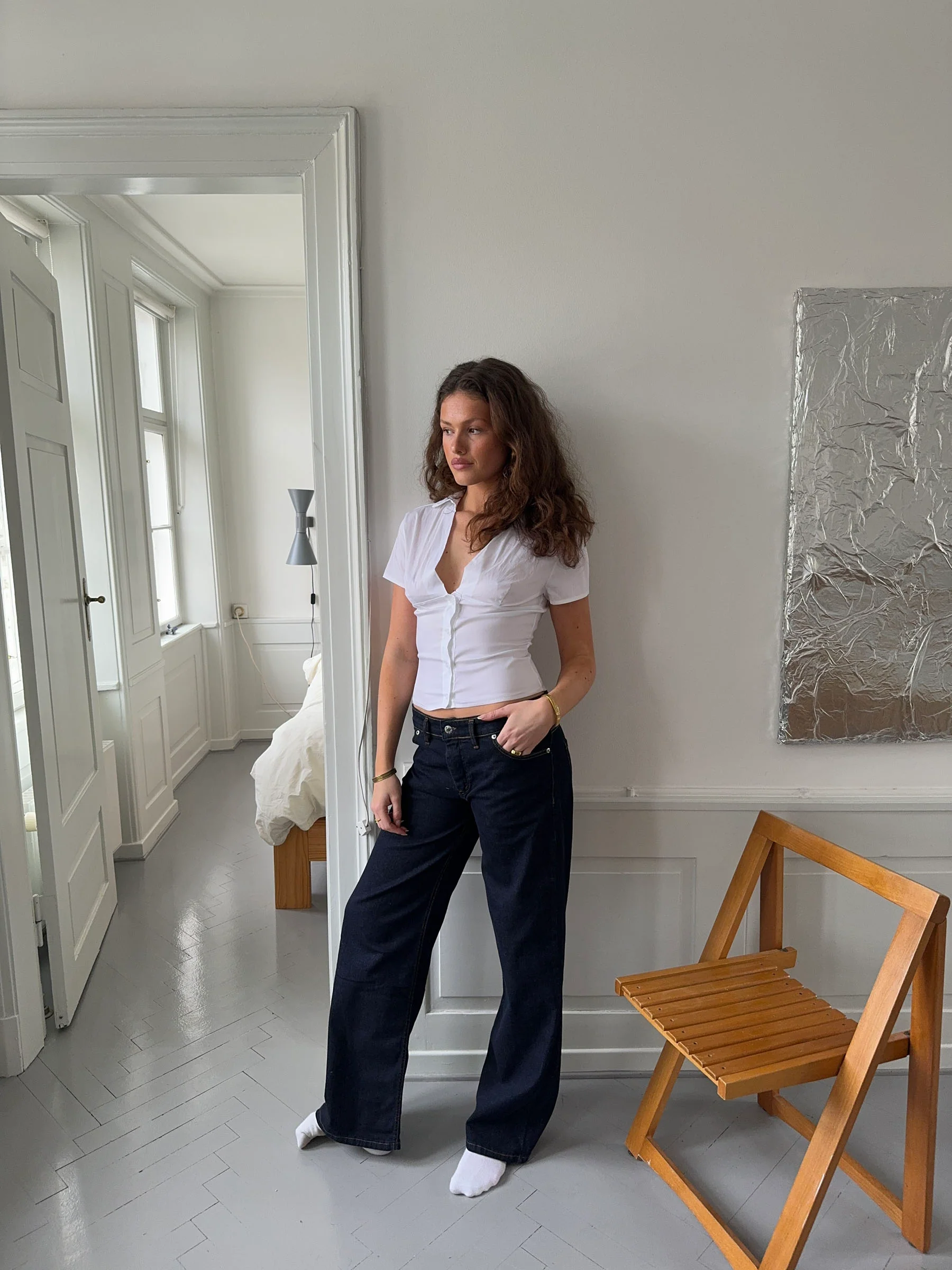 Viki denim jeans - Mørk denim - Image 7