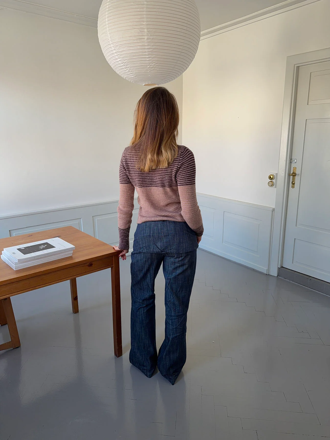 Petra bukser med fold - Blå - Image 3