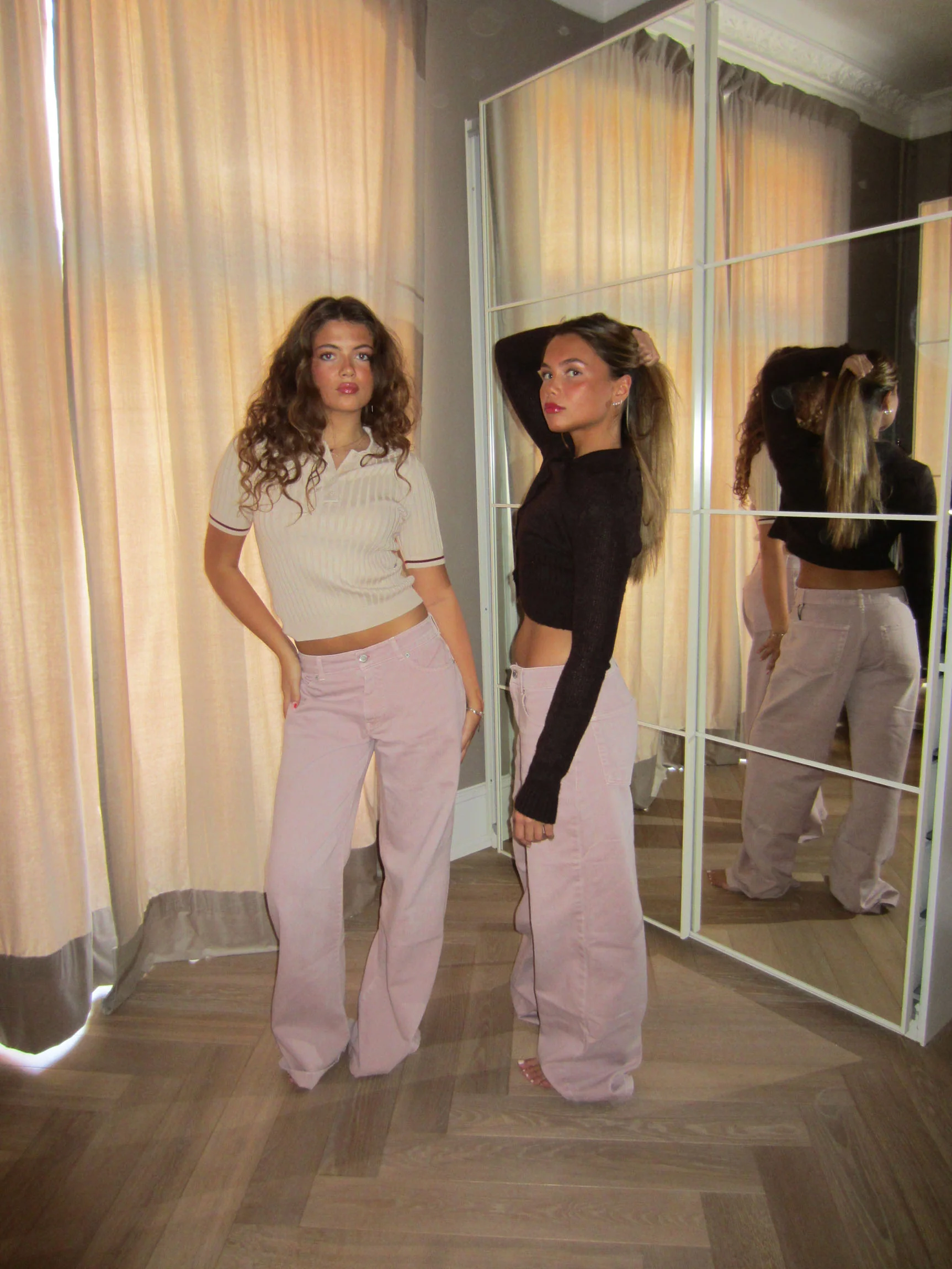 Audrey jeans - Støvet lyserød - Image 12