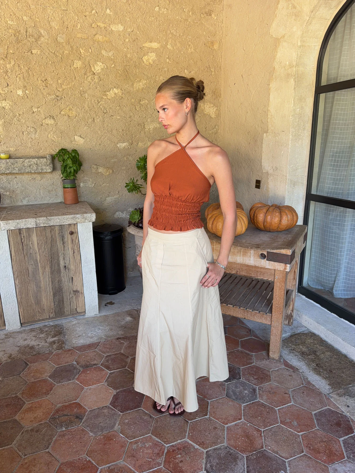 Takini nederdel - Beige - Image 11