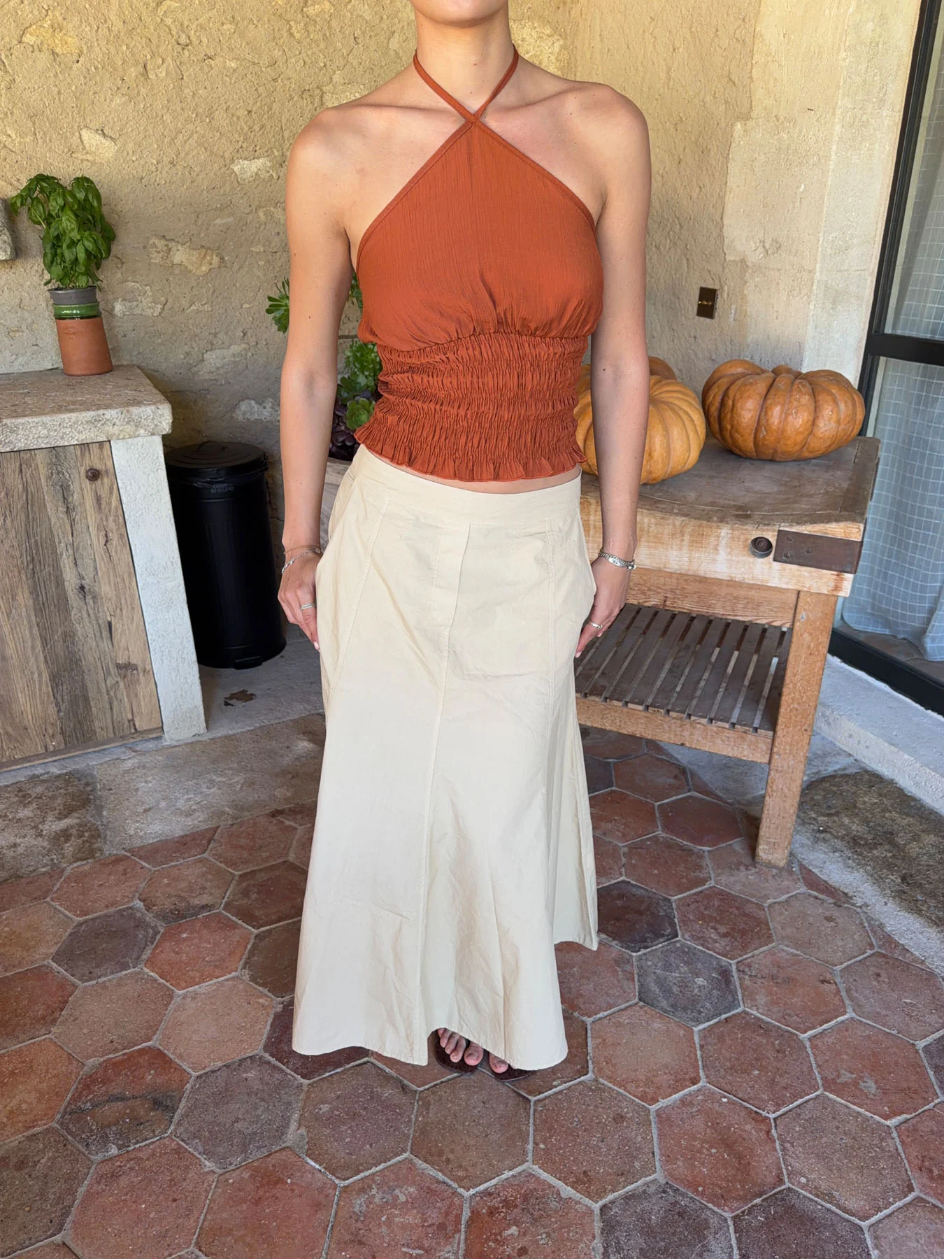 Takini nederdel - Beige - Image 2