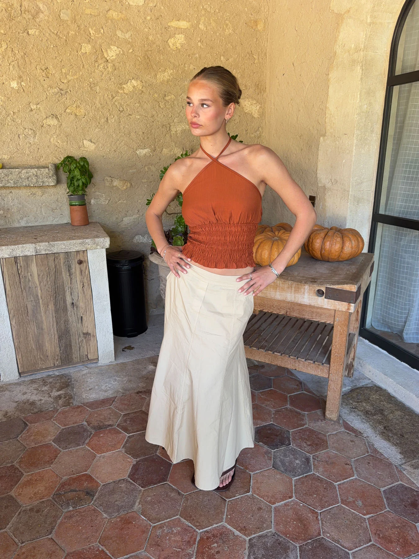 Takini nederdel - Beige - Image 5