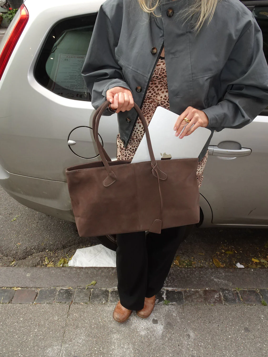 Solero håndtaske - Kaffe - Image 3