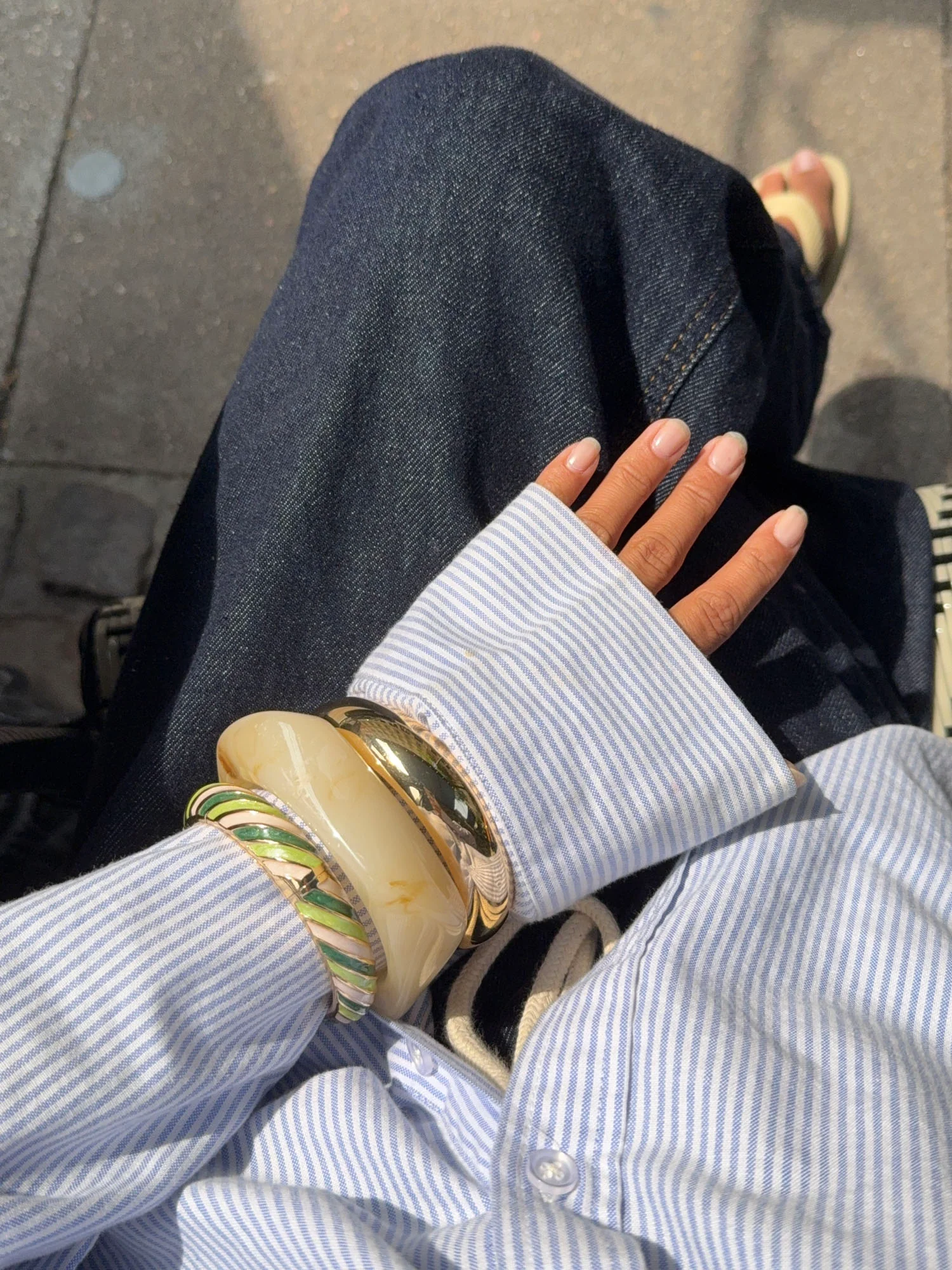 Lykke chunky armbĂĄnd - Off white - Image 5