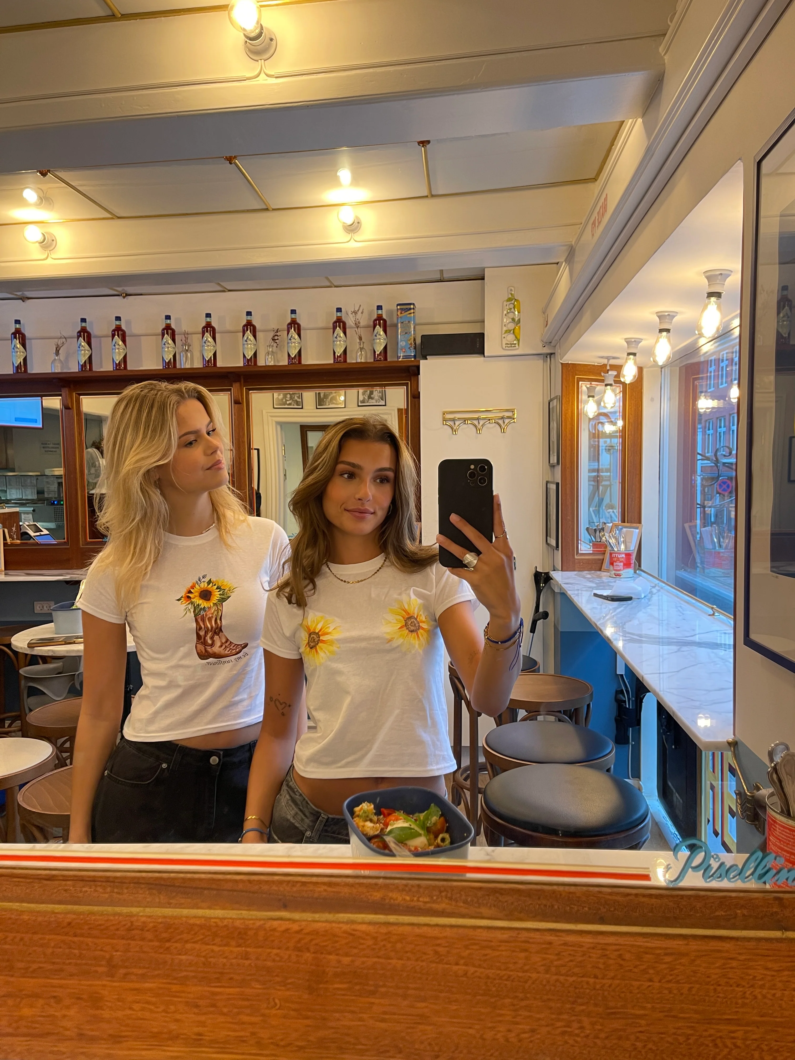 "Be my sunflower" baby tee - Hvid - Image 4