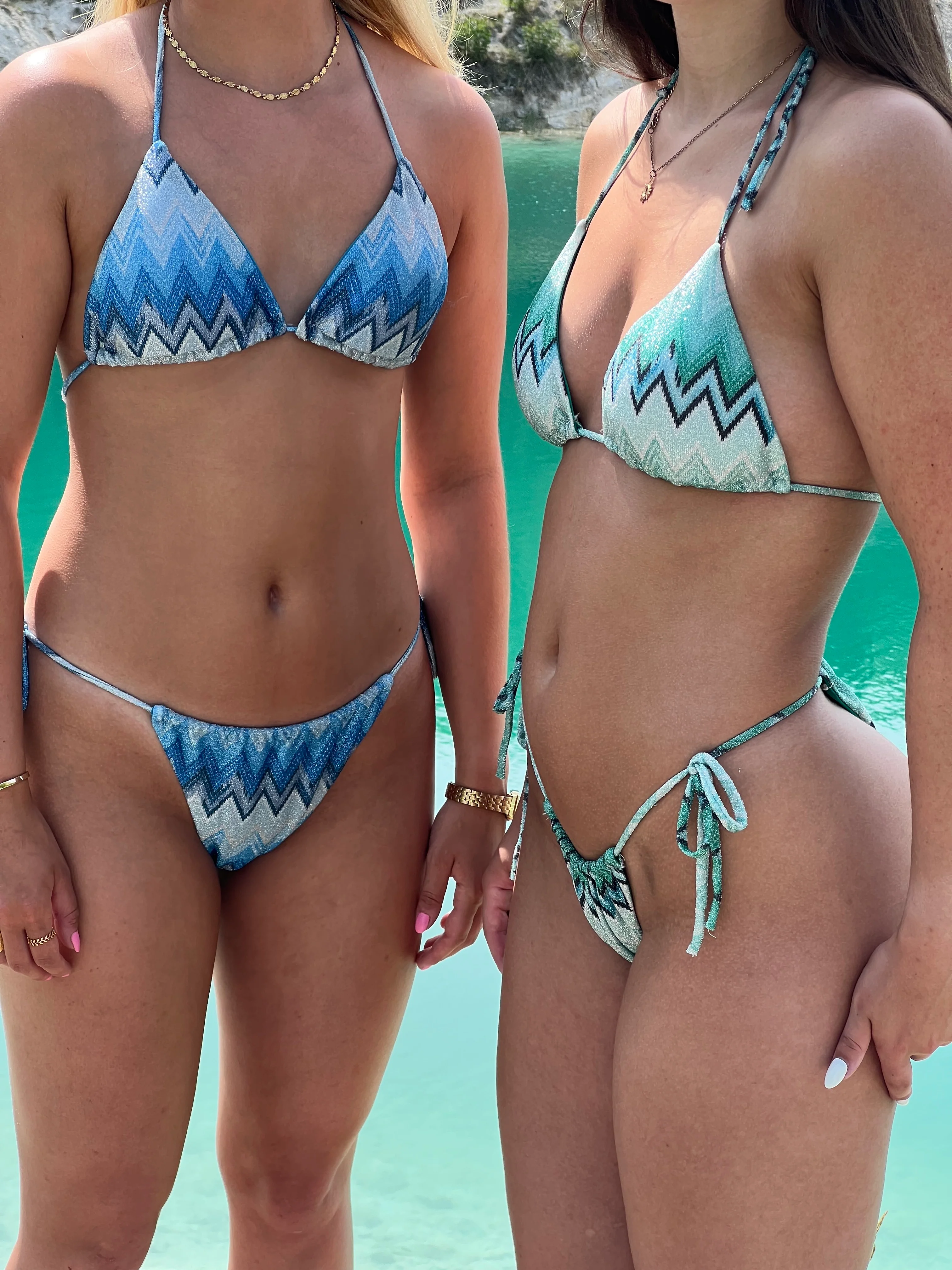 Breezy glitter bikini - Grøn - Image 2