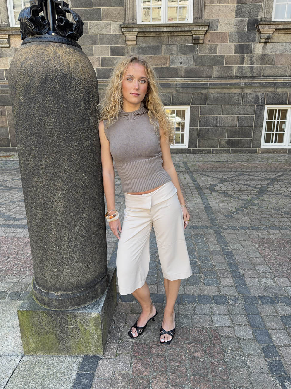 Calsia capribukser - Beige - Image 4