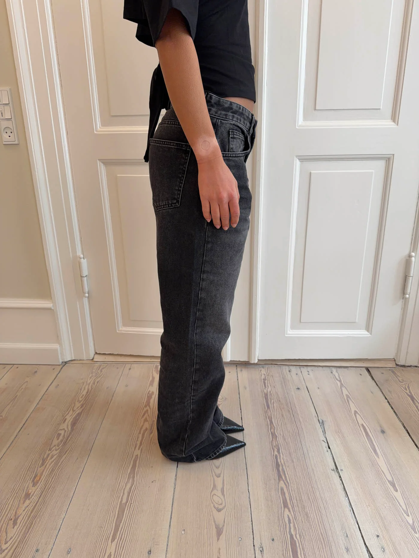 Sage baggy jeans - Mørke grå denim - Image 4