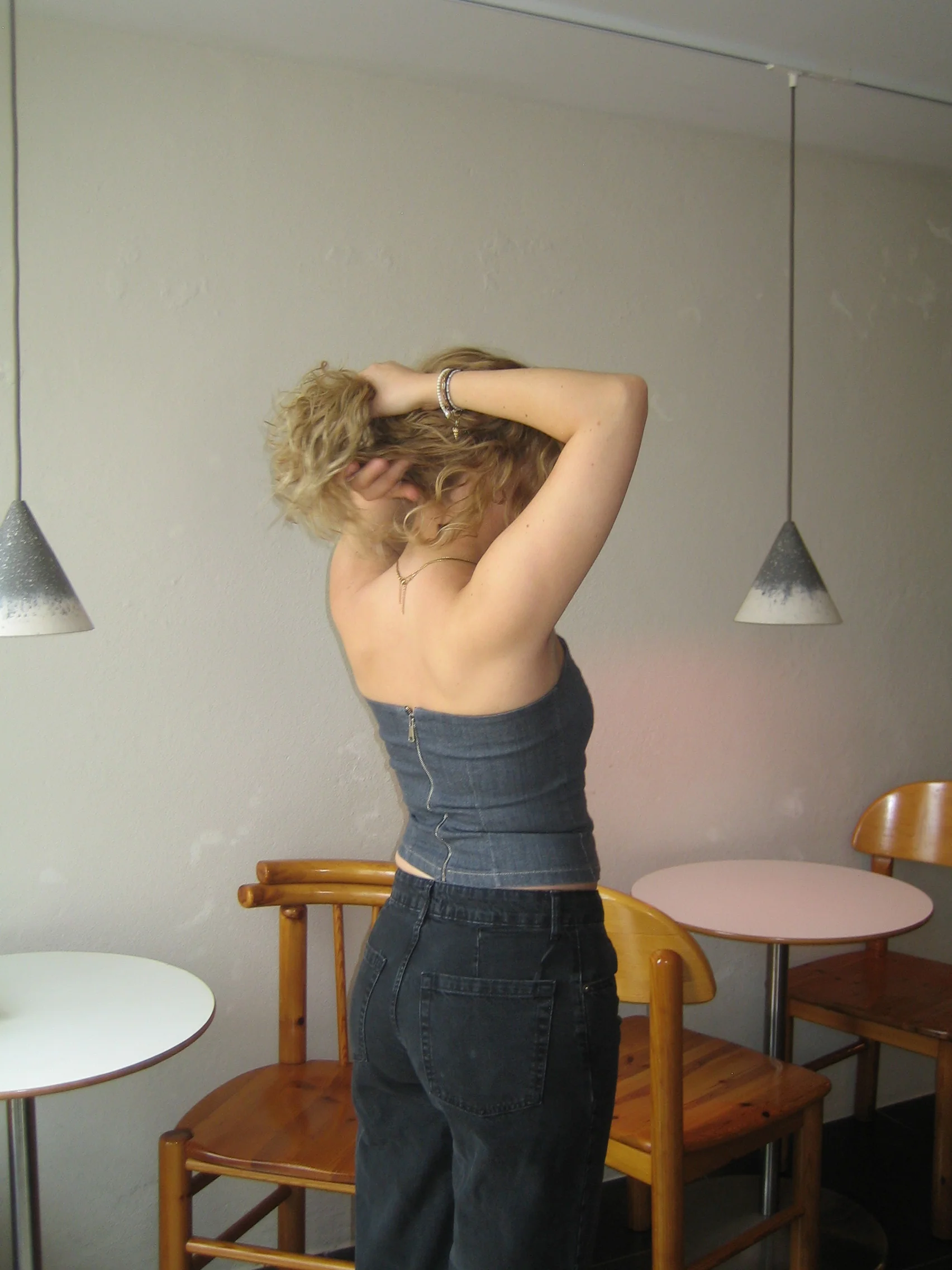 Malina denimtop - Mørkegrå - Image 9