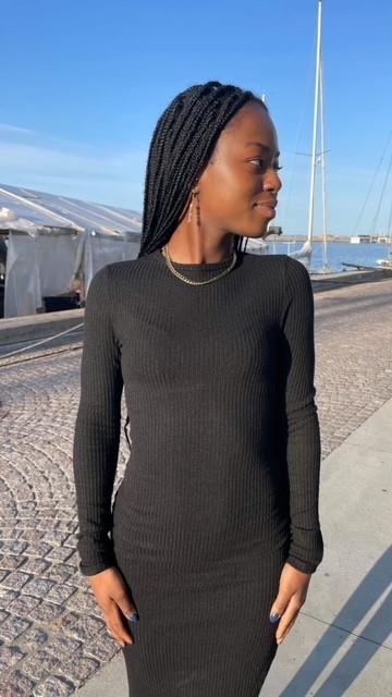Ella kjole - Sort - Image 4