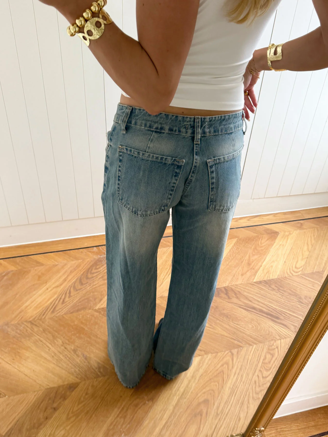 Scandivv lavtaljede jeans - Lys denim - Image 8