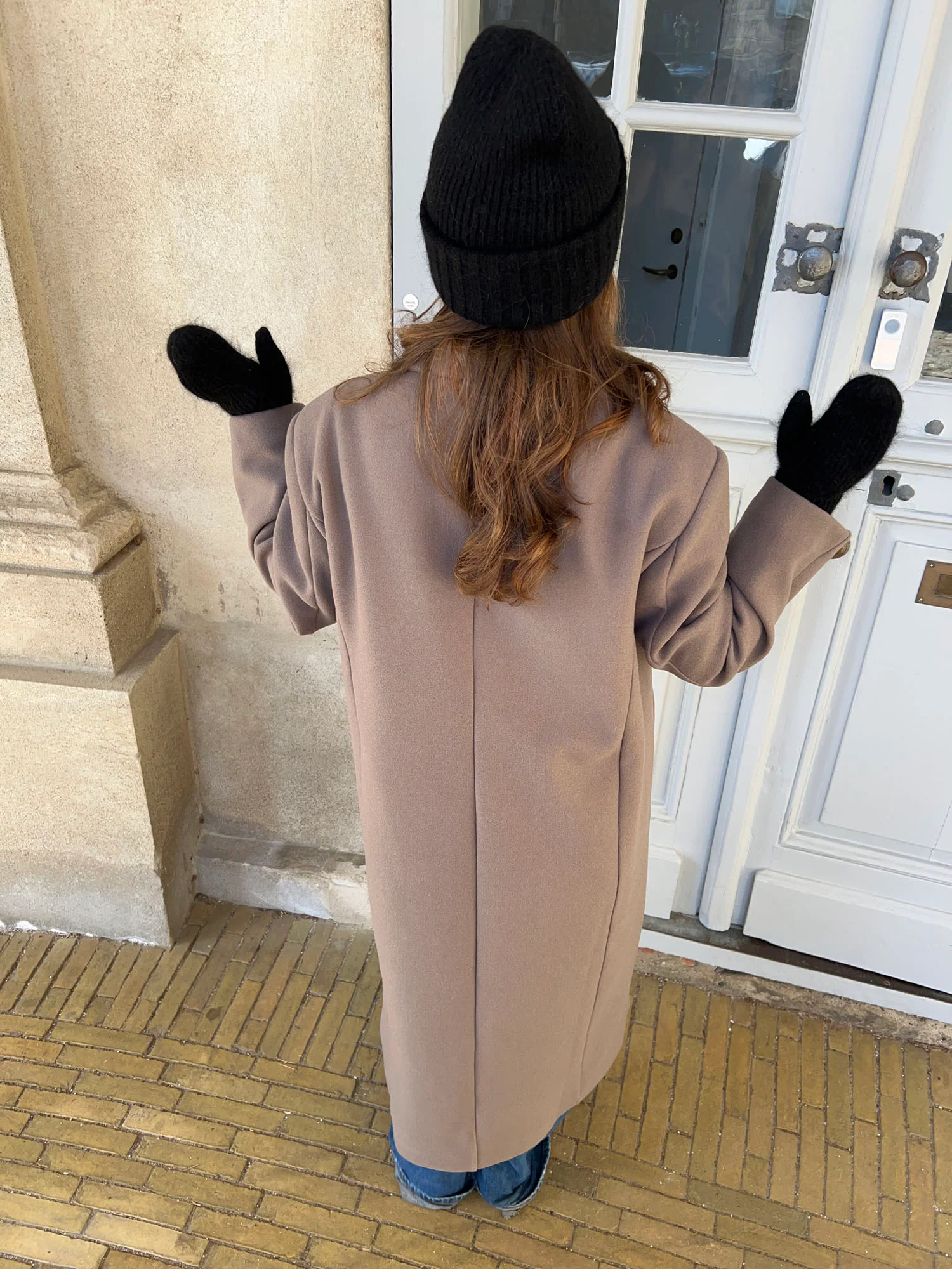 Fluffy handsker - Sort - Image 2