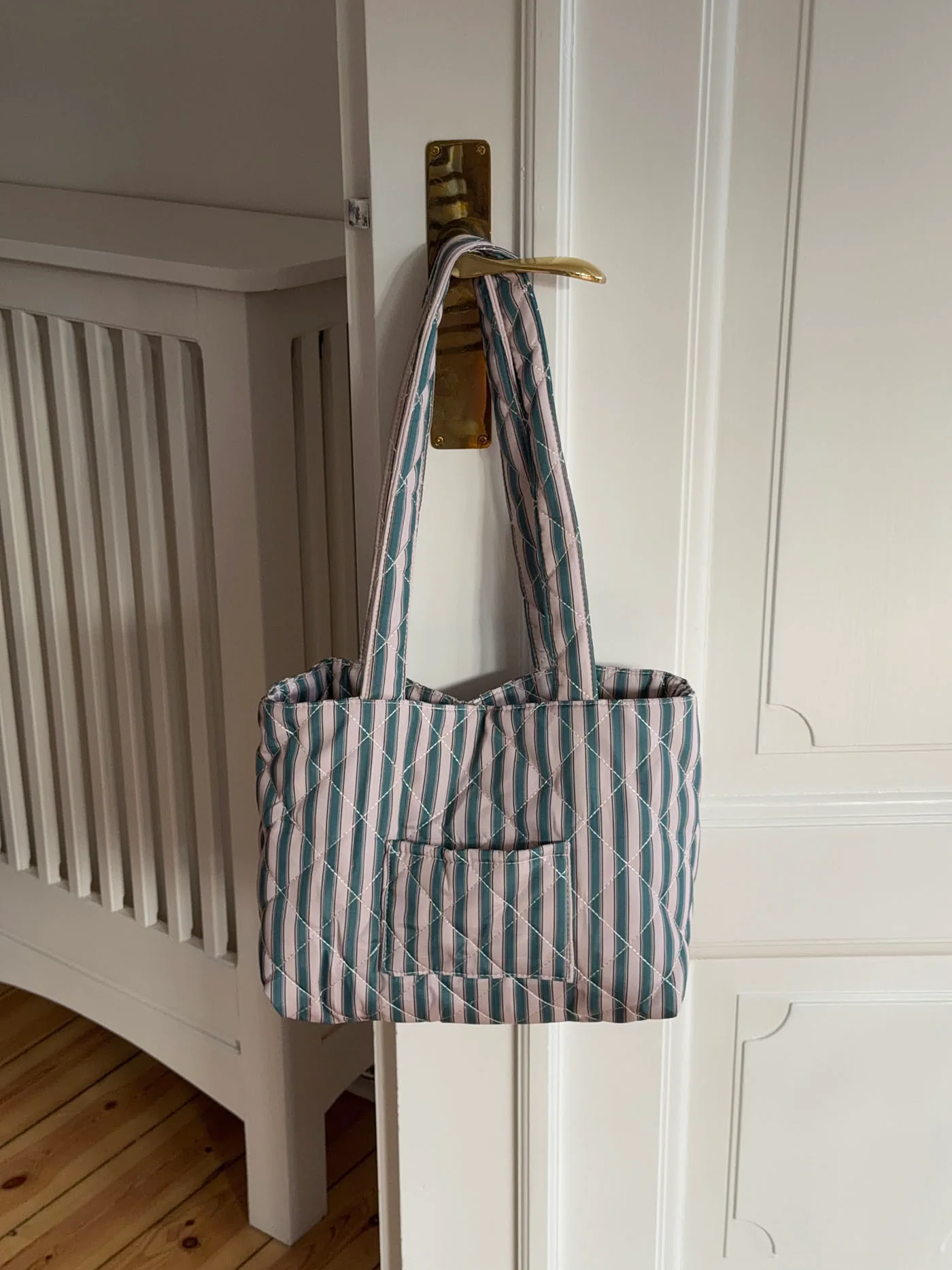 Honey net med striber - Beige/grøn - Image 6
