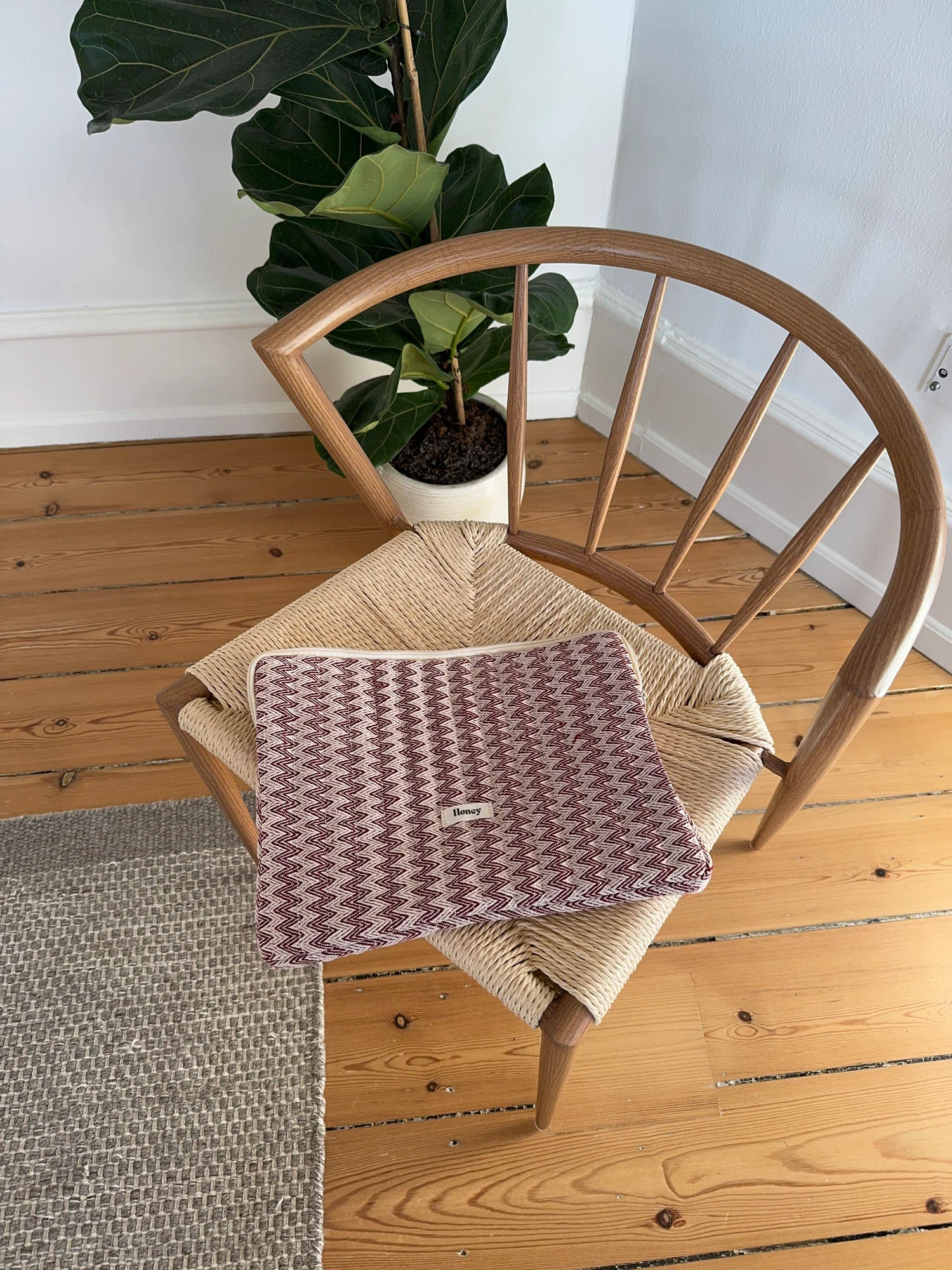 Honey computer sleeve - Beige/rød - Image 2