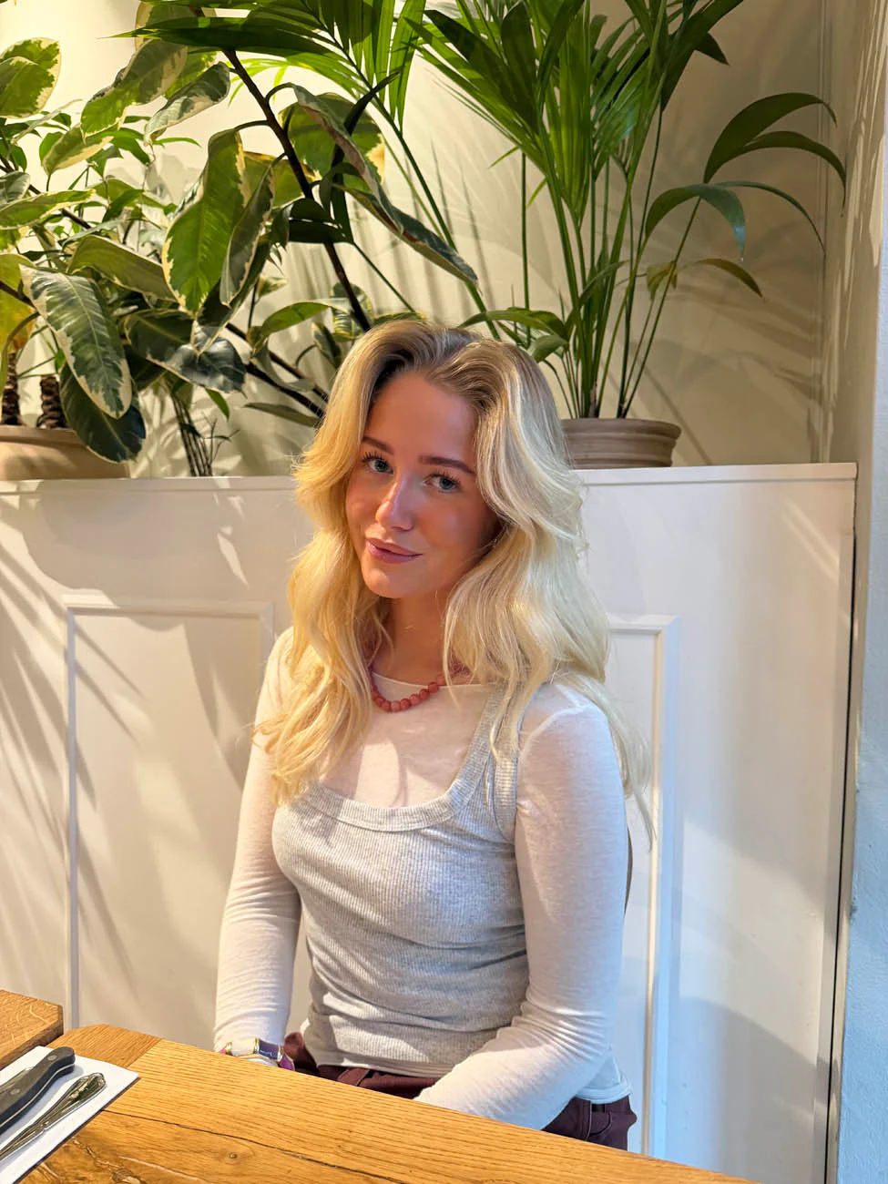 Monique halskæde - Rosa - Image 20