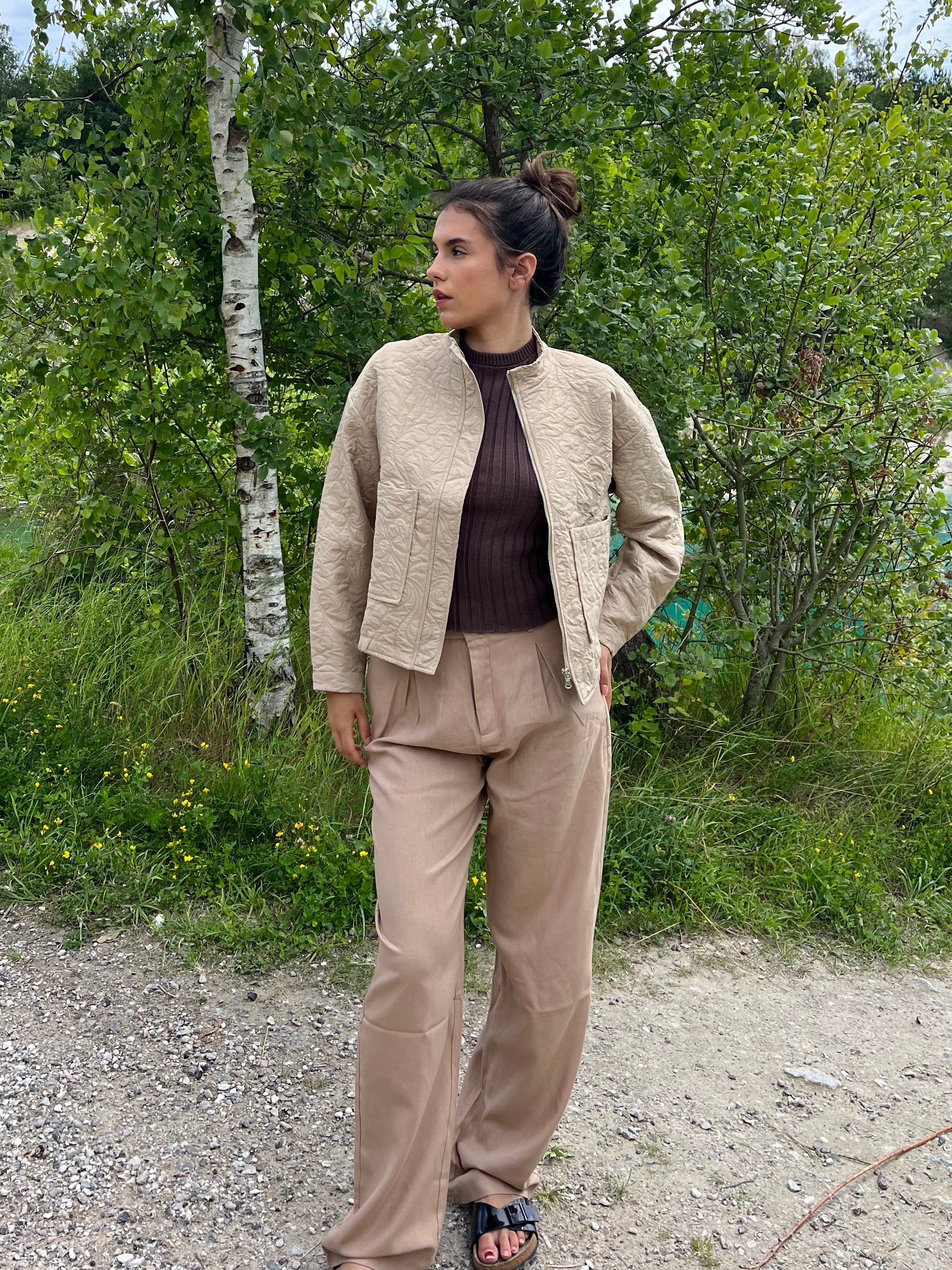 Saba jakke - Beige - Image 11