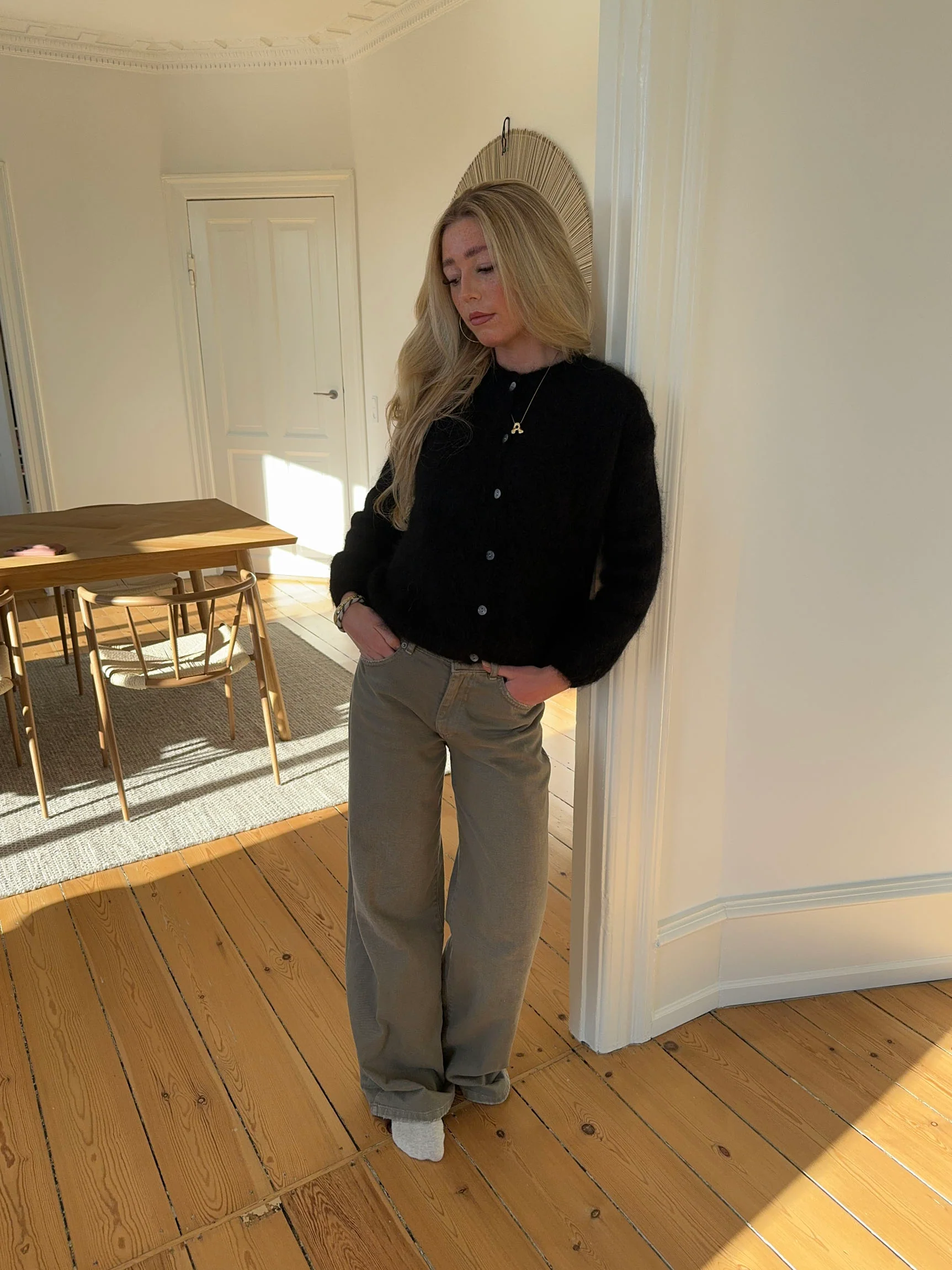 Jamilla mohair cardigan - Sort - Image 10
