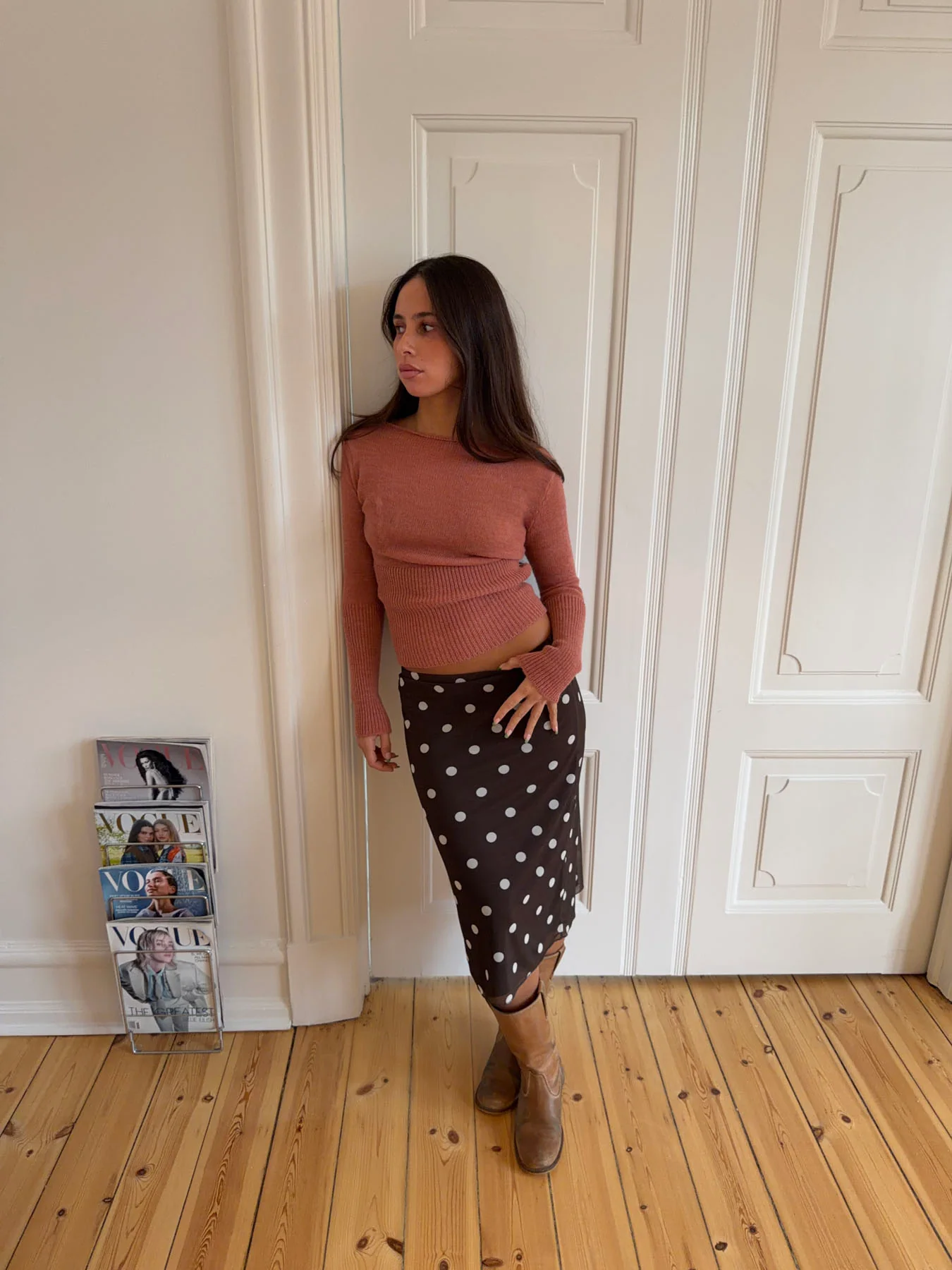 Lova figursyet striktrøje - Rosa - Image 4