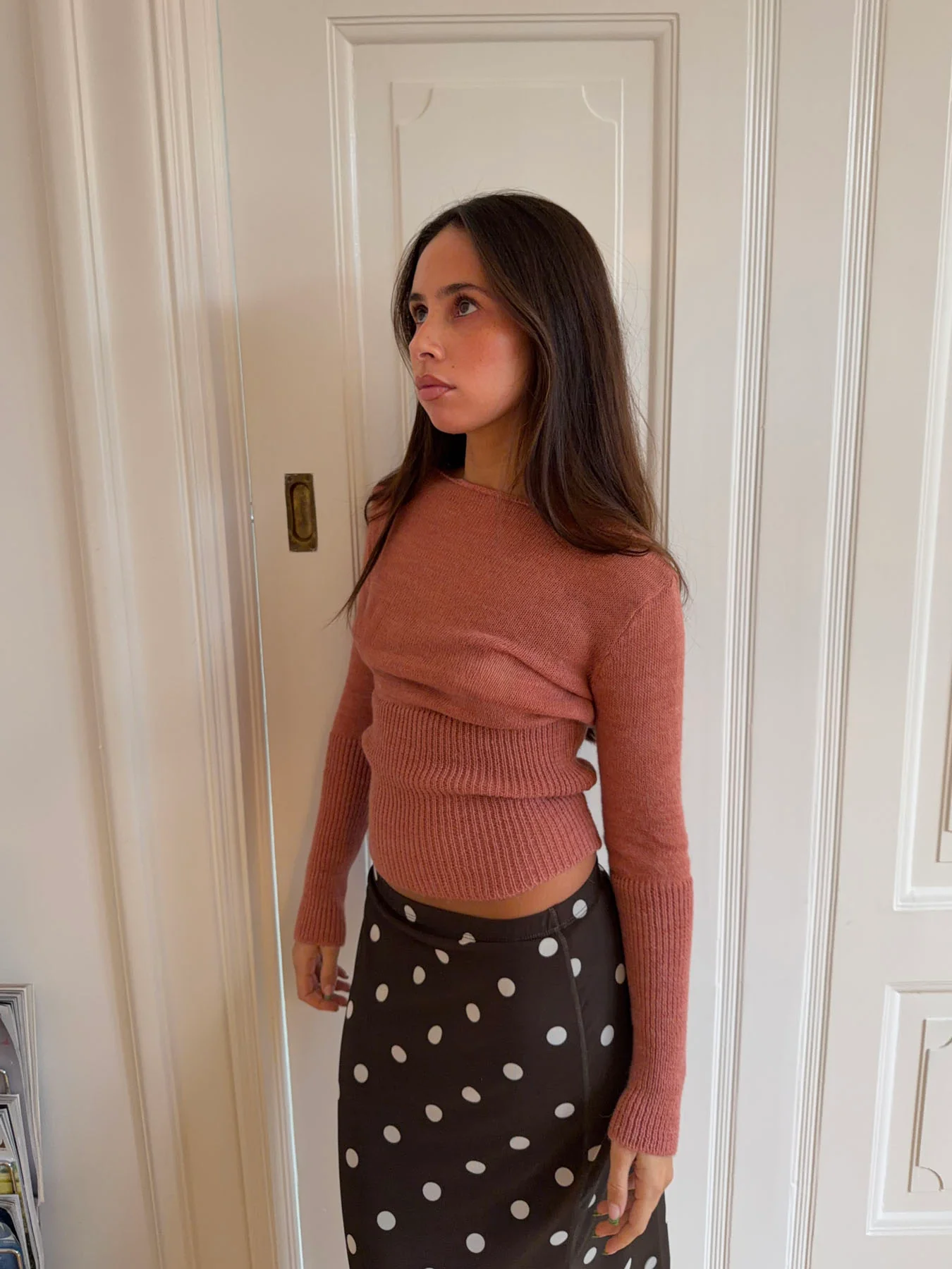 Lova figursyet striktrøje - Rosa - Image 7