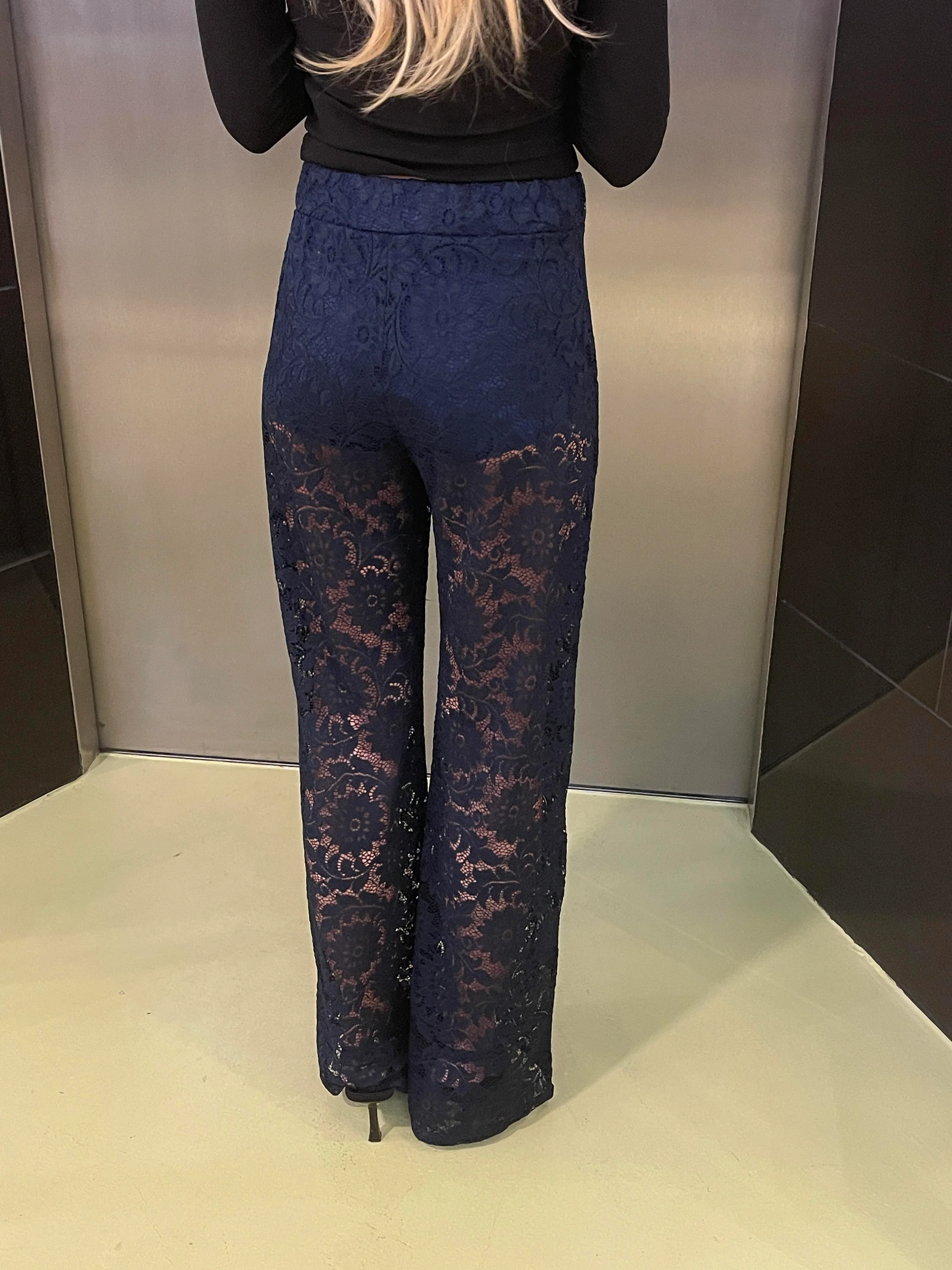 Marla blonde bukser - Navy - Image 10