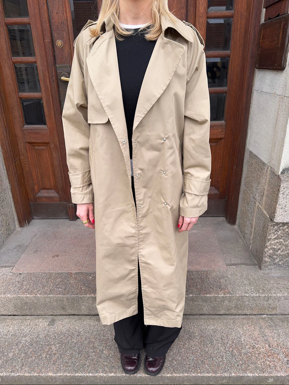 Nyra trenchcoat - Beige - Image 4