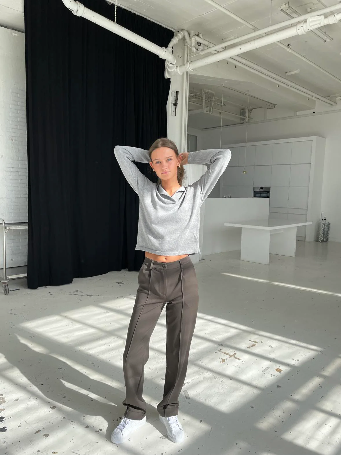 Maia strik - Grå - Image 3