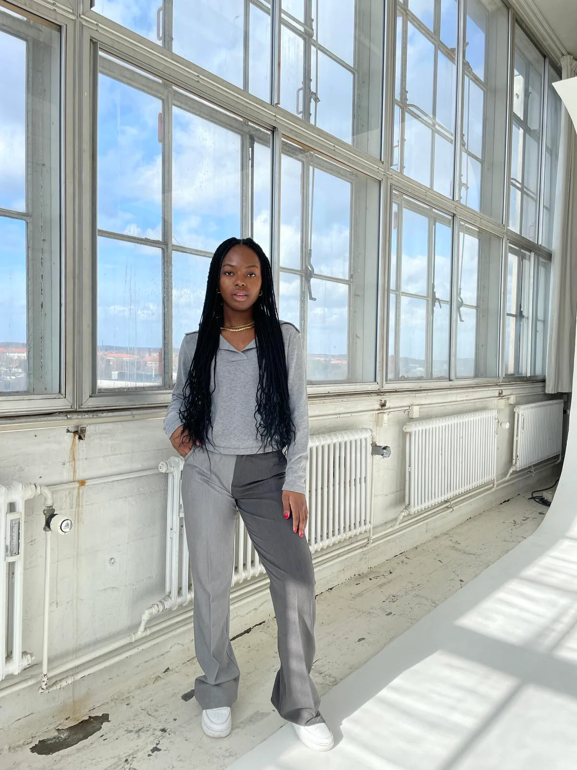 Maia strik - Grå - Image 5
