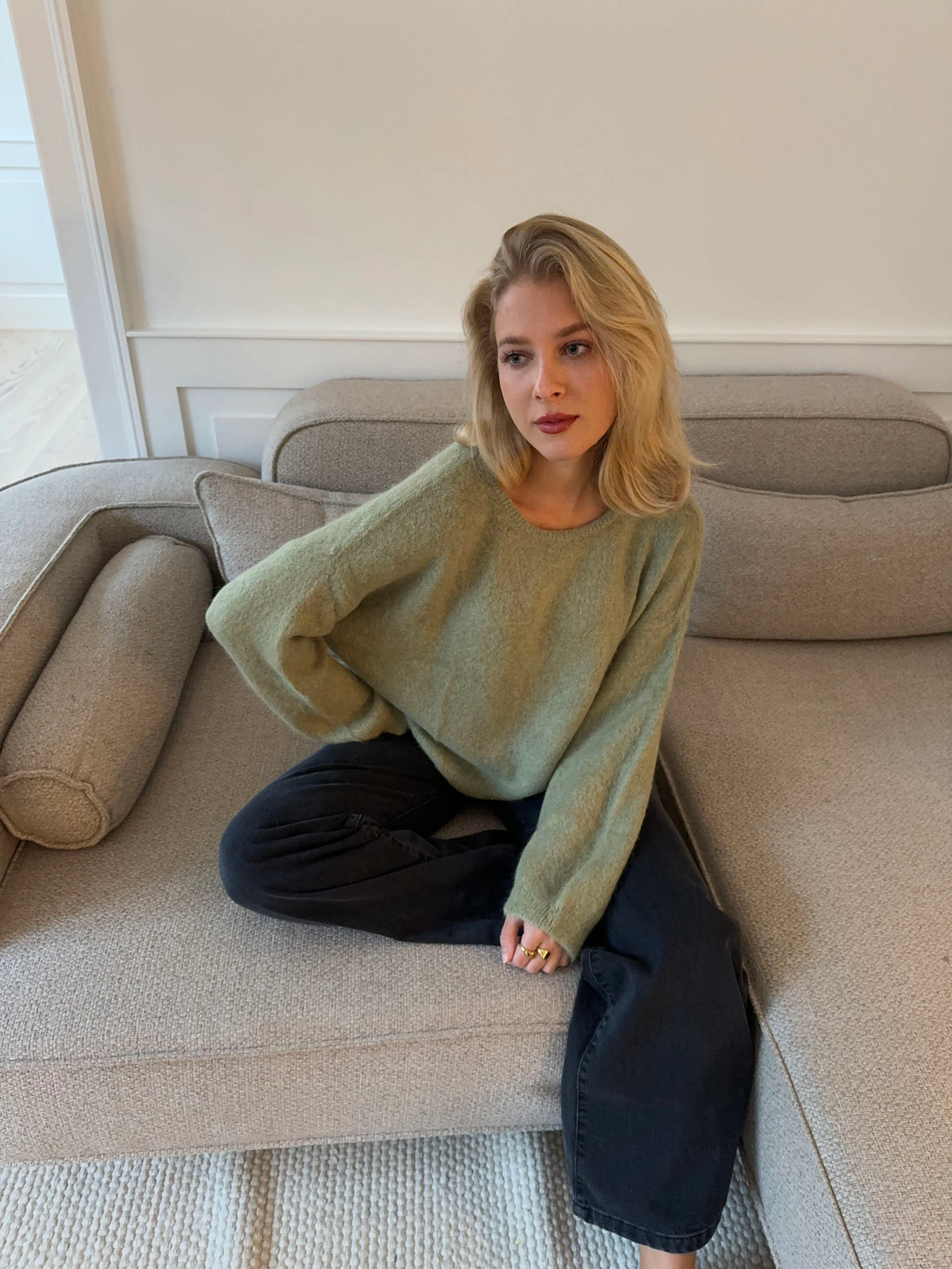 Sierra striktrøje - Kaki - Image 4
