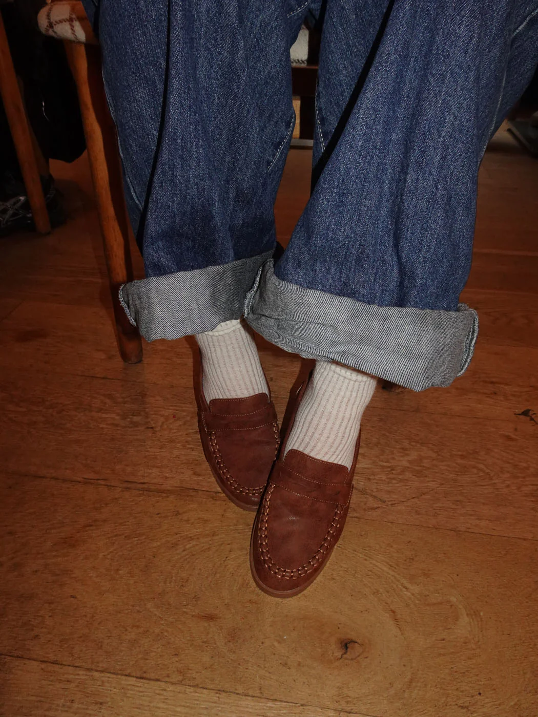 Pilou loafers i ruskind - brun - Image 8