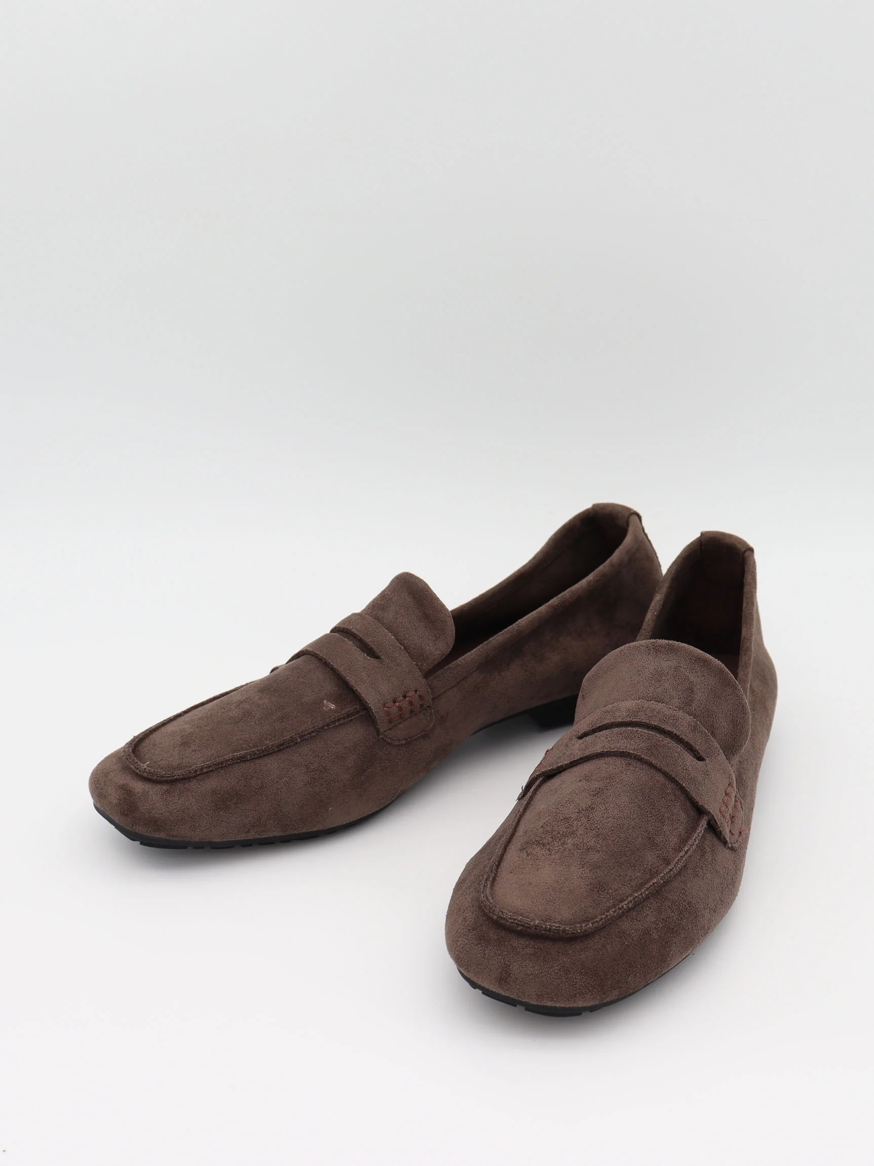 Watson loafers i ruskind - Mørkebrun - Image 12