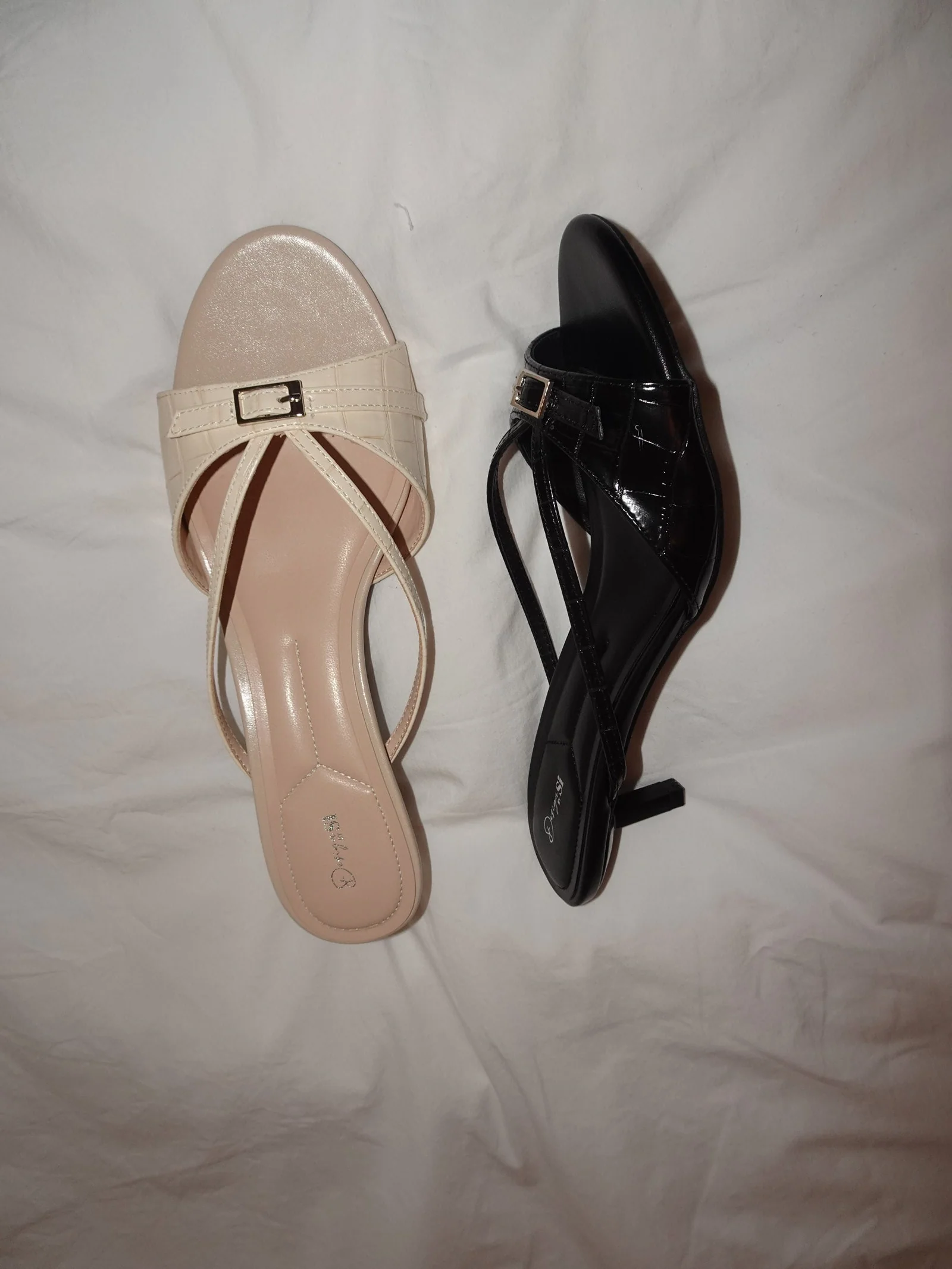 Teleo minihæle med spændedetalje - Beige - Image 7