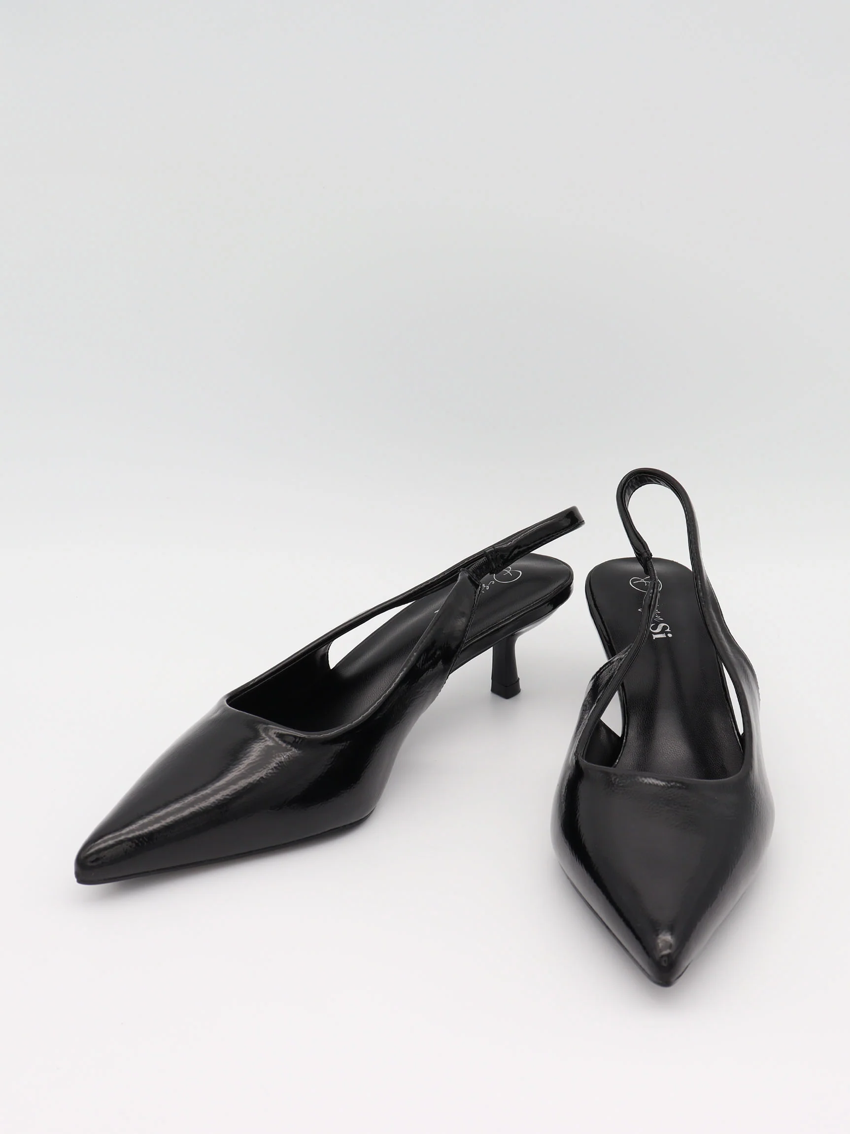 Robin slingback mules - Sort - Image 5
