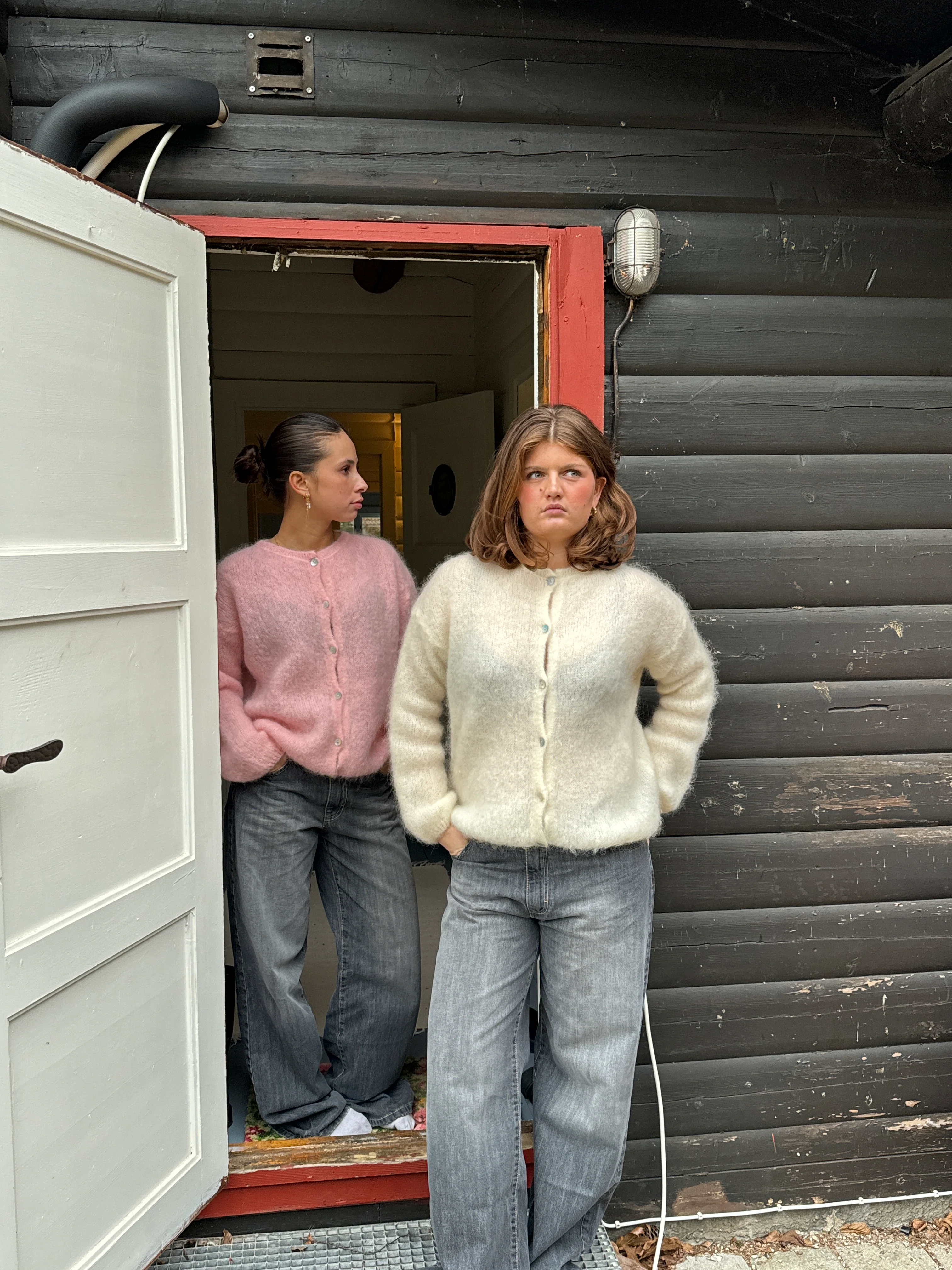 Jamilla mohair cardigan - Lyserød - Image 6