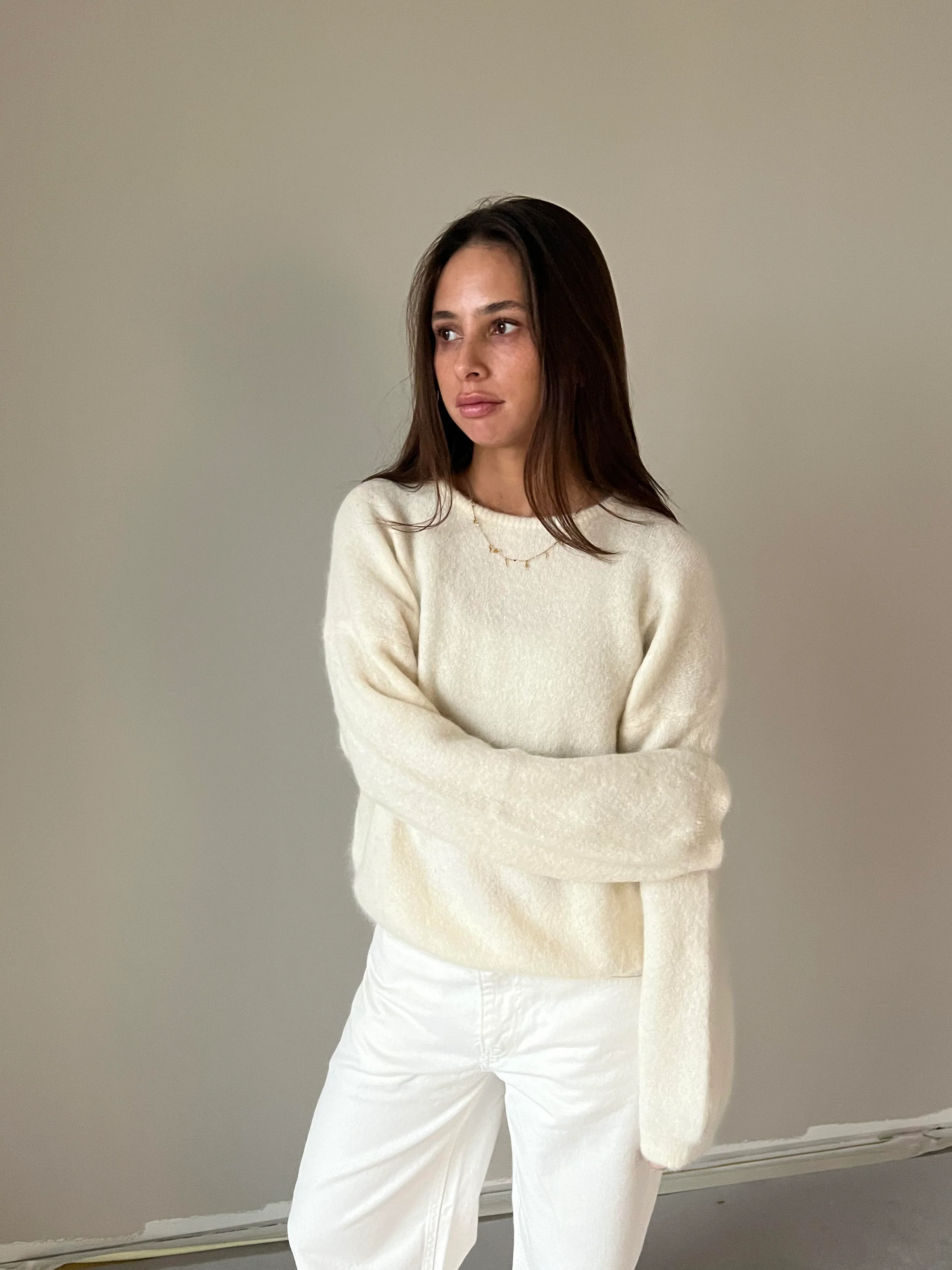 Sierra striktrøje - Off-white - Image 17