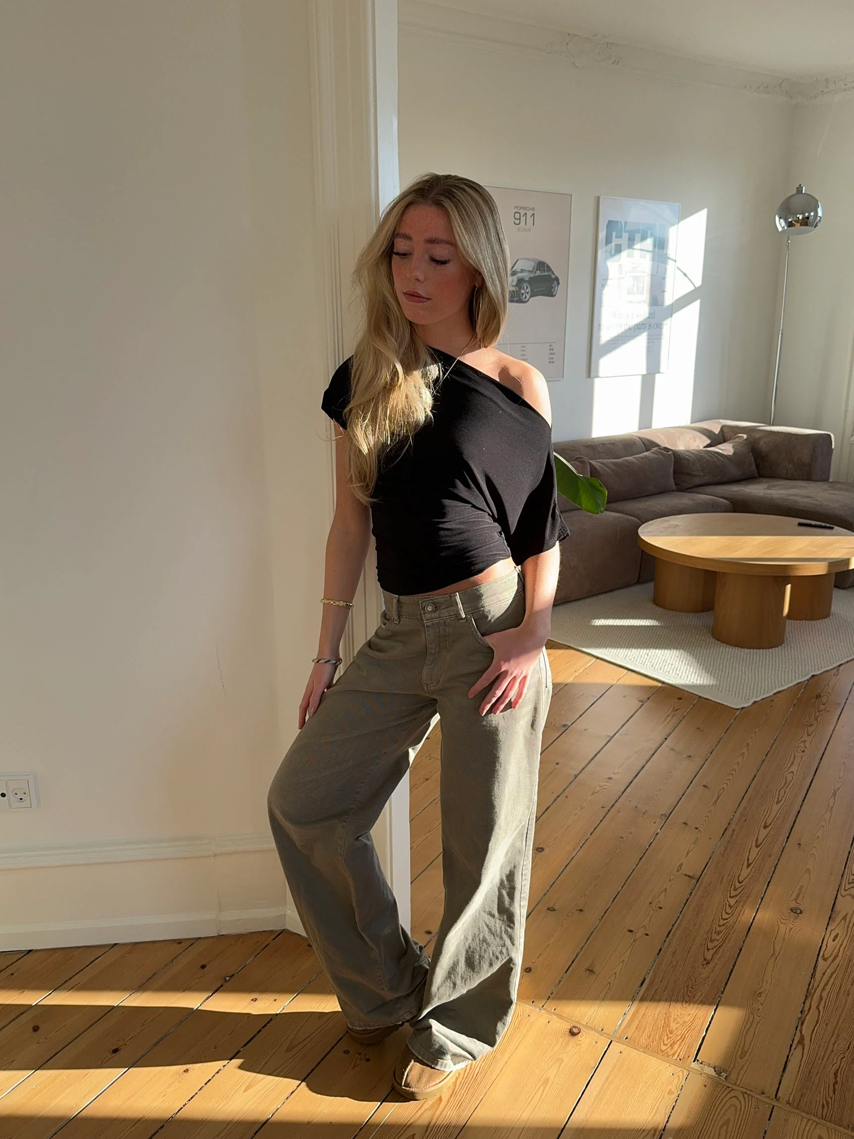 Florine figursyet t-shirt - Sort - Image 18