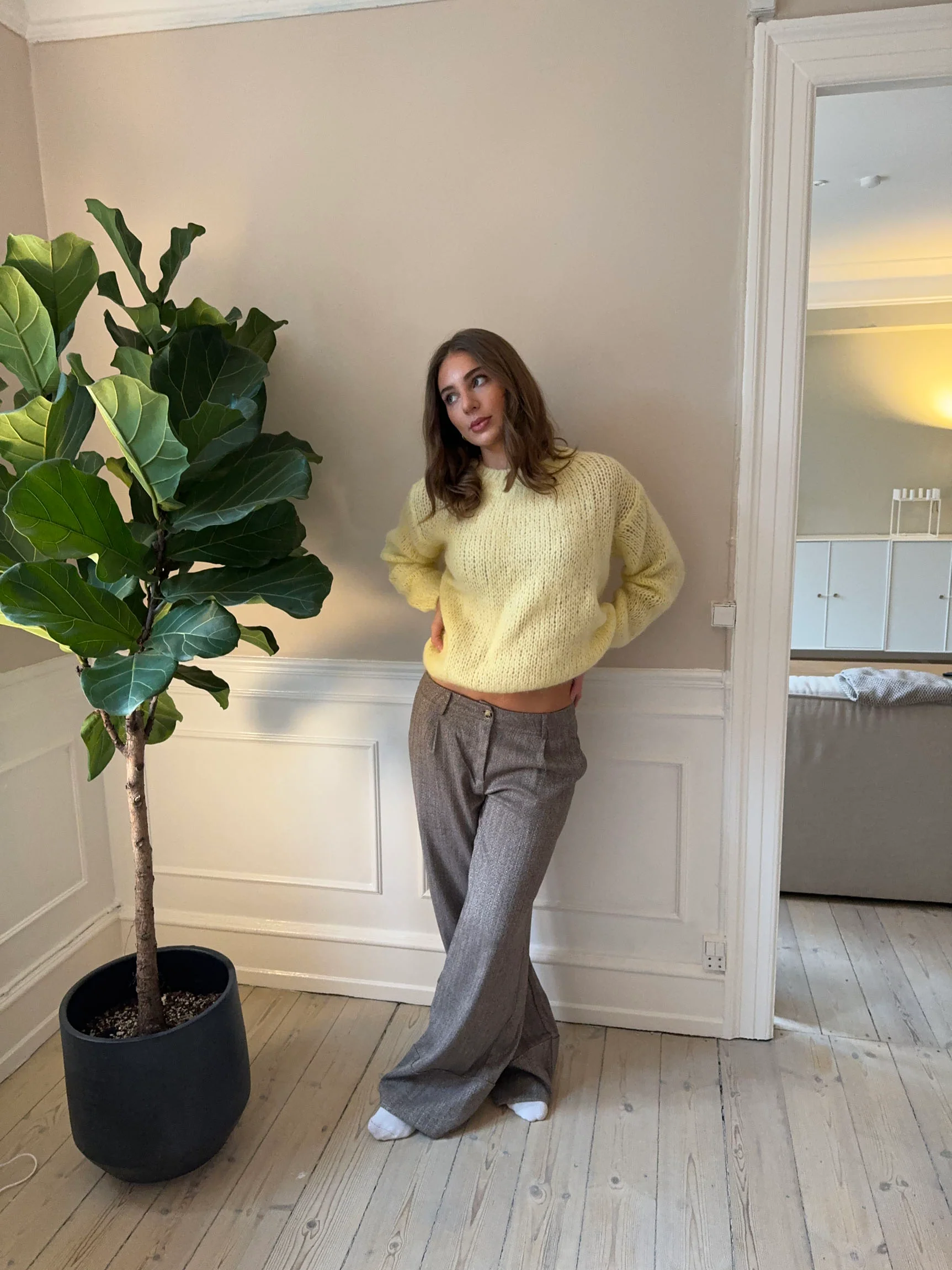 Genevieve striktrøje - Gul - Image 22