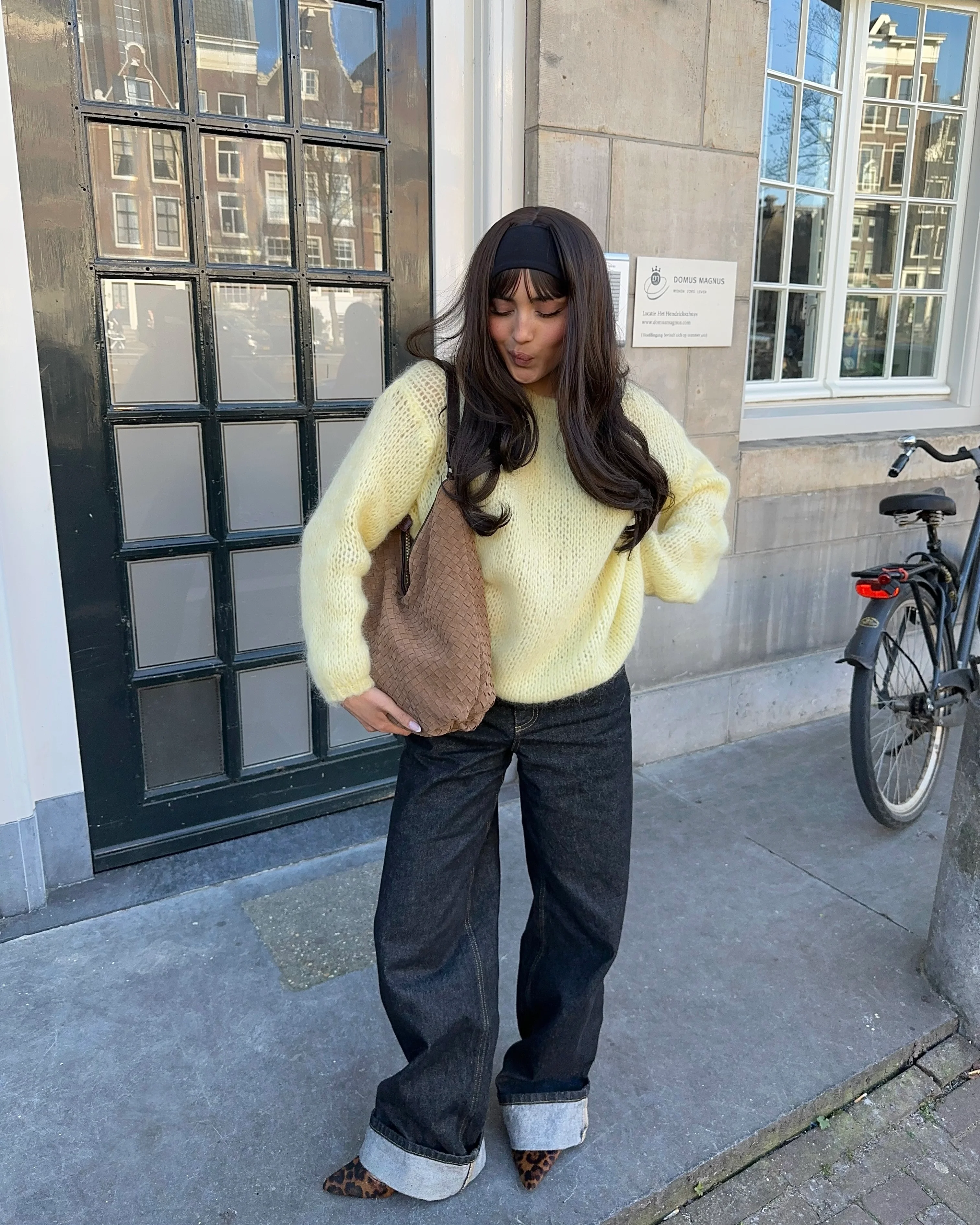 Genevieve striktrøje - Gul - Image 4