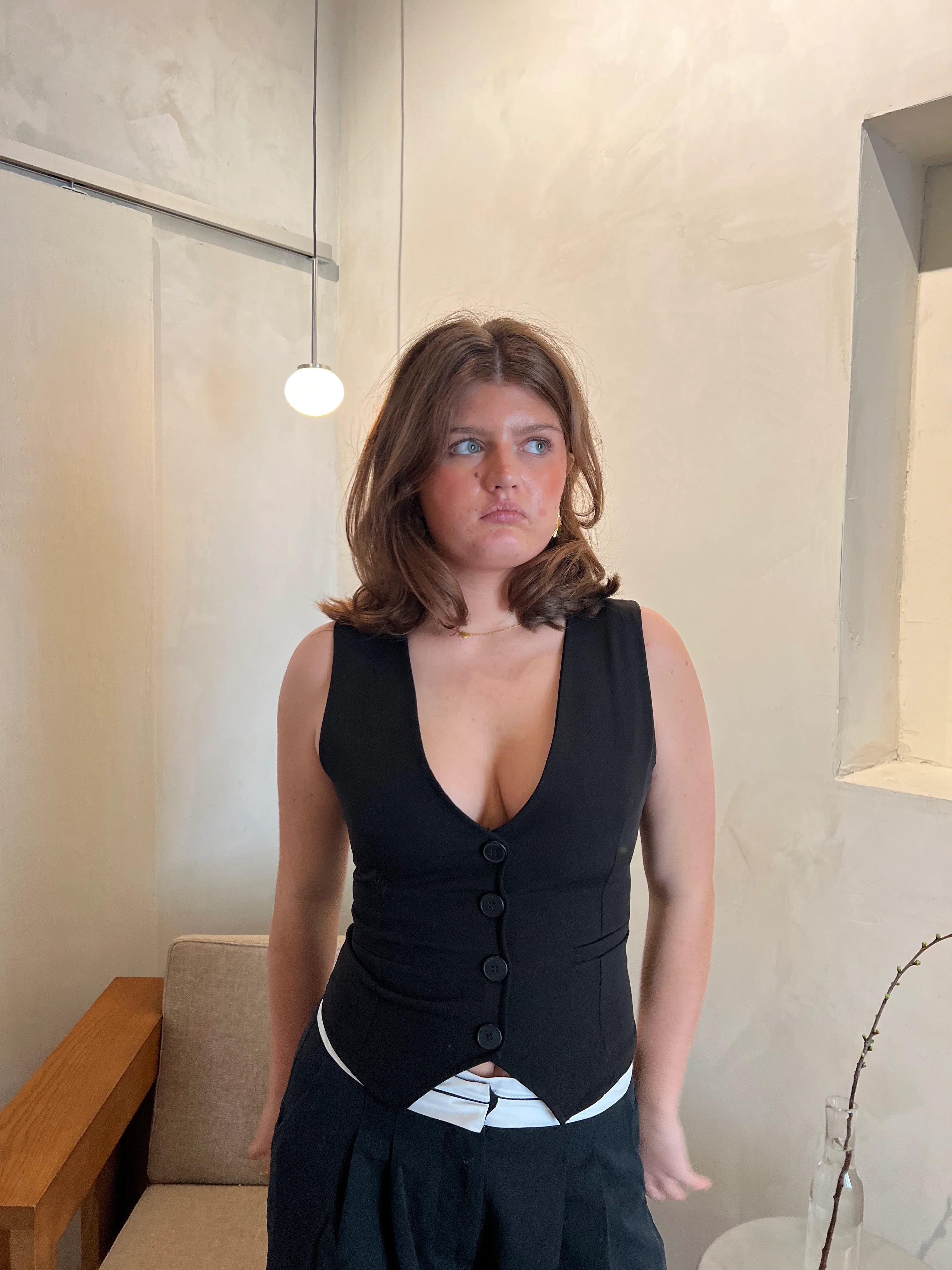 Ottilia vest - Sort - Image 6