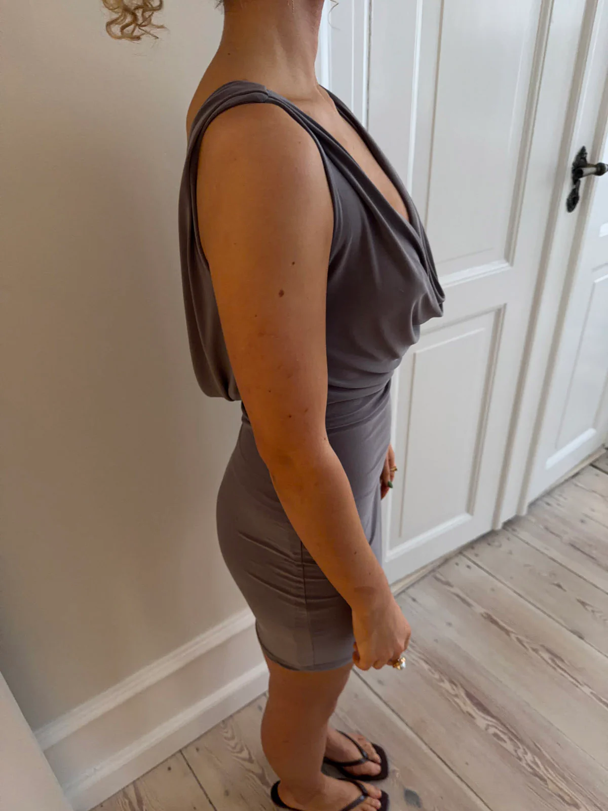 Floranne kjole - Taupe - Image 14
