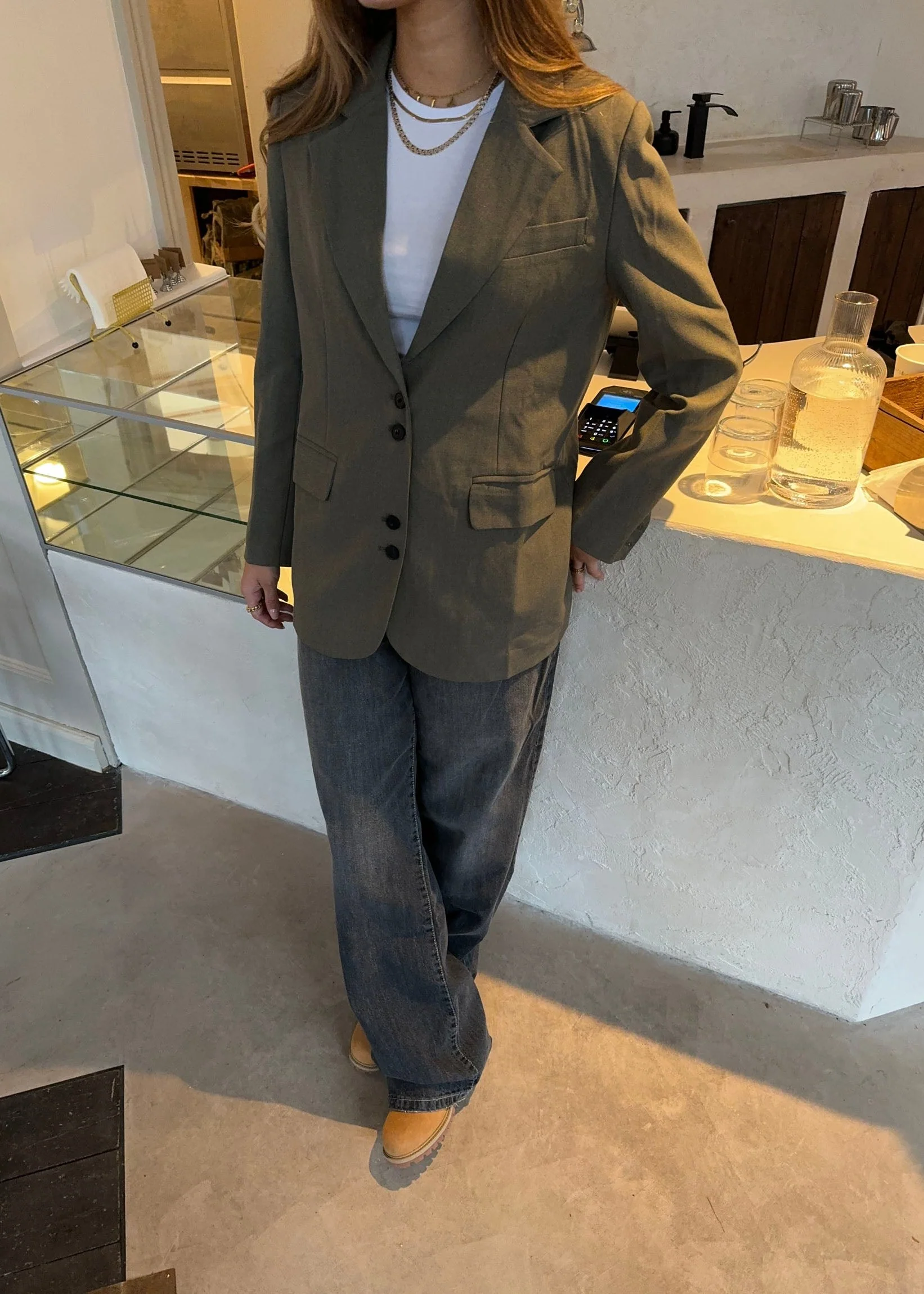 Rosalie blazer - Grøn/grå - Image 5