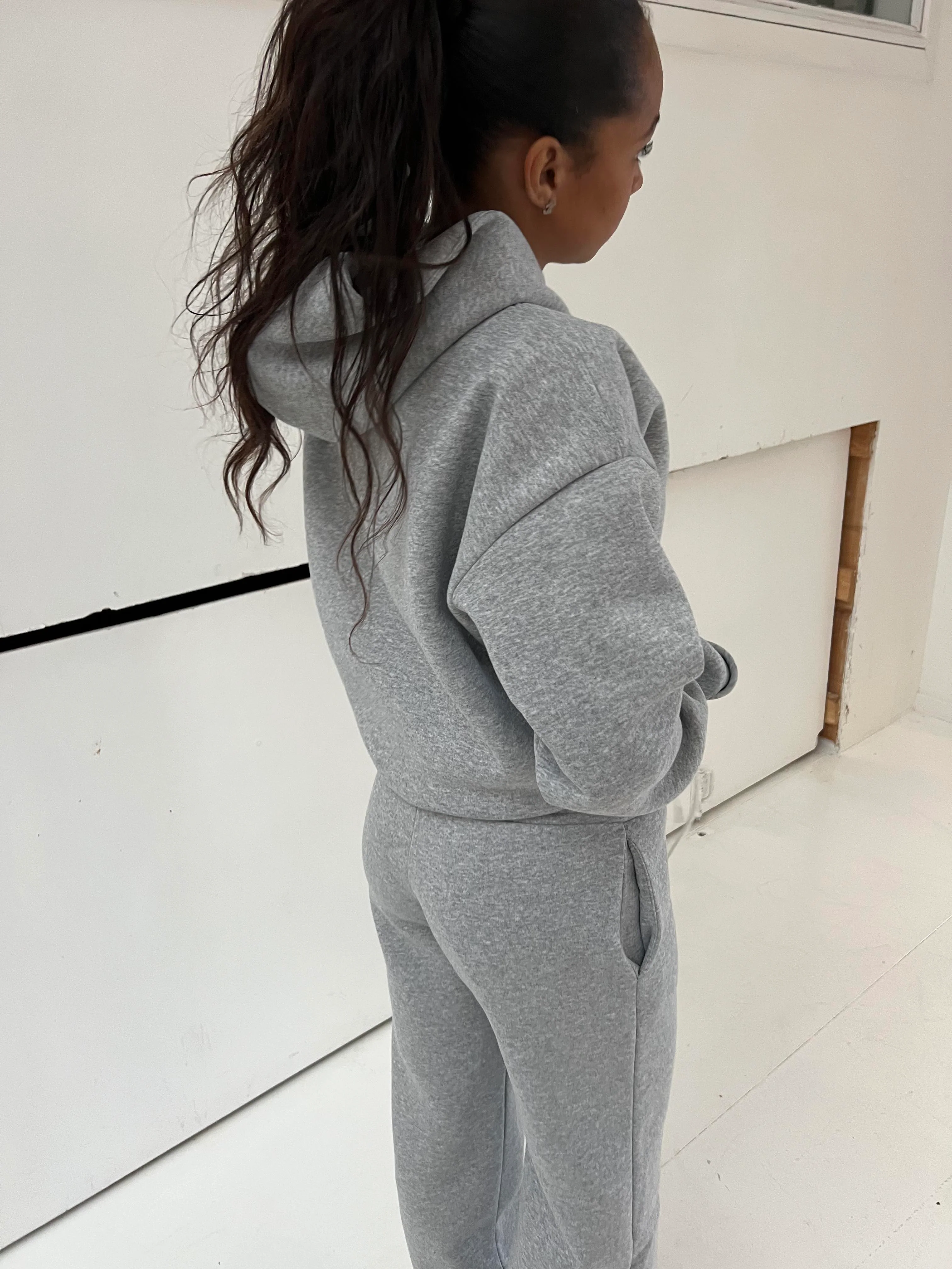 Anelise sweatpants - GrĂĄ melange - Image 9