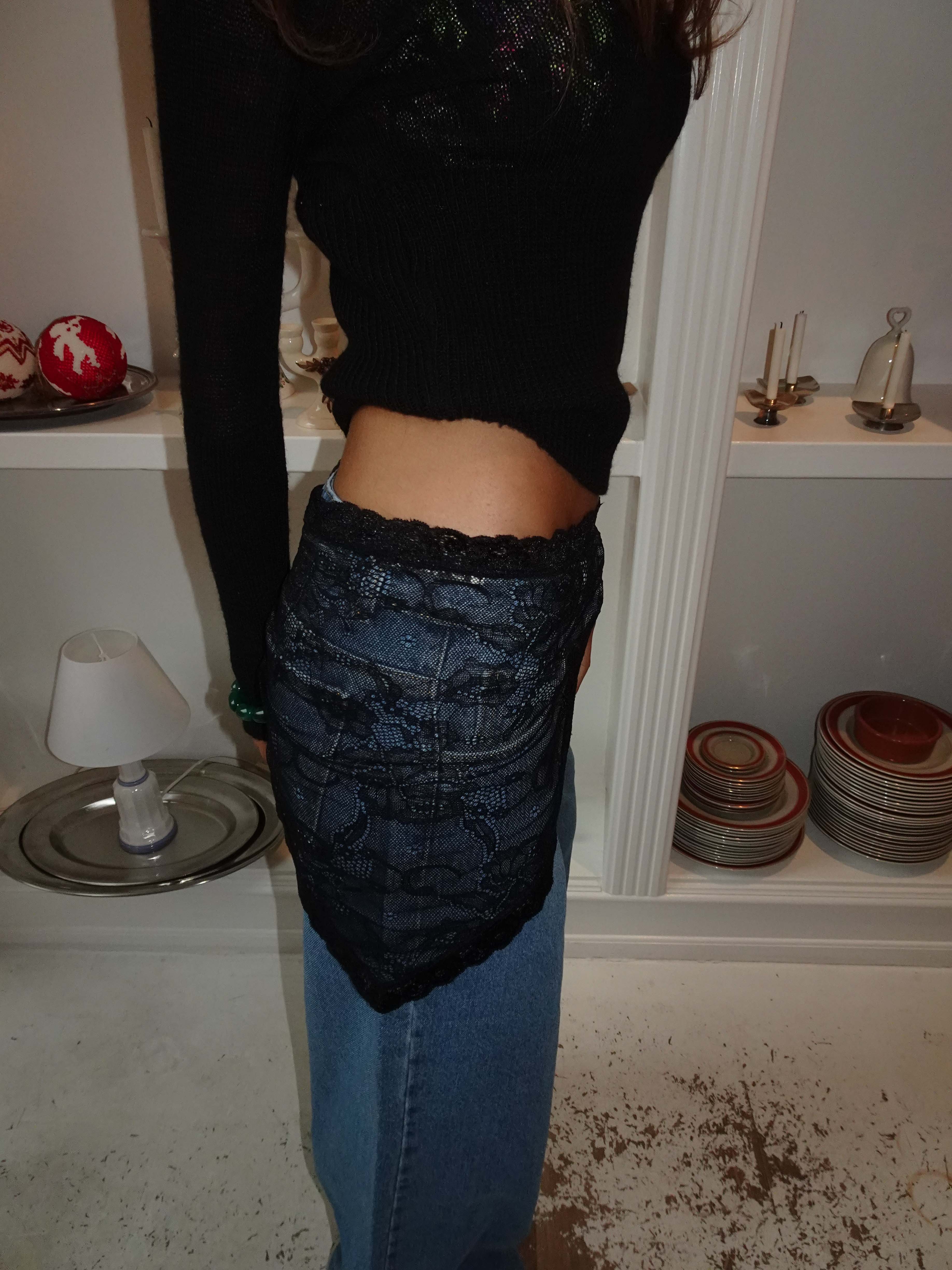 Talina blondetørklæde - Sort - Image 7