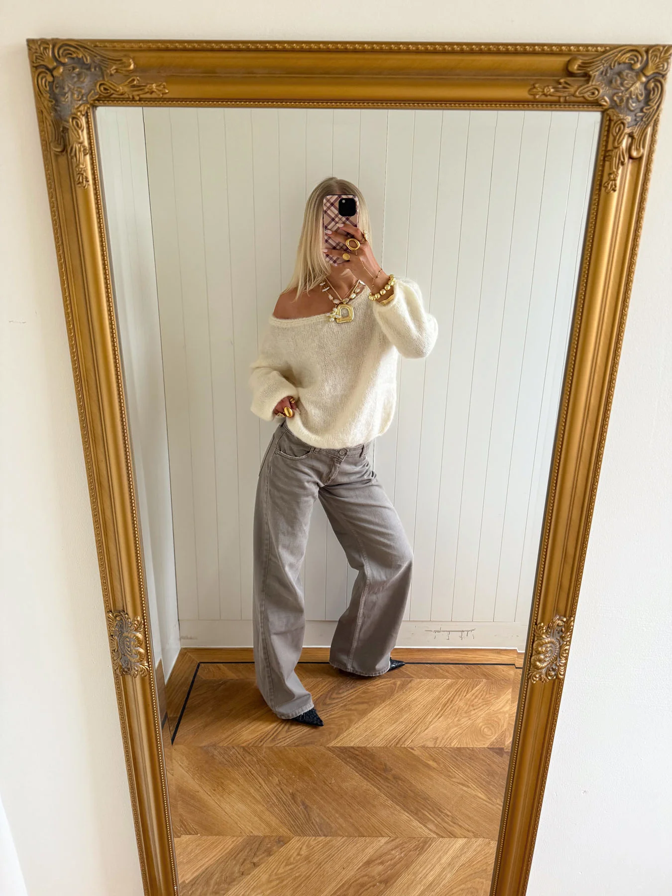 Scandivv fluffy strik - Off white - Image 9