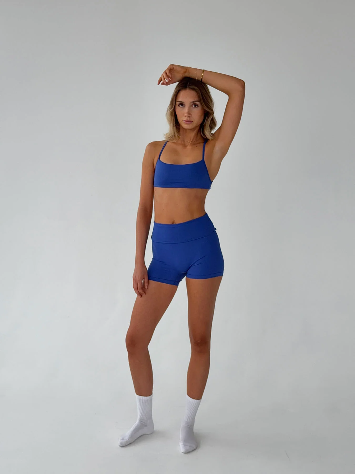 Bonded open back top - Royal blue - Image 6