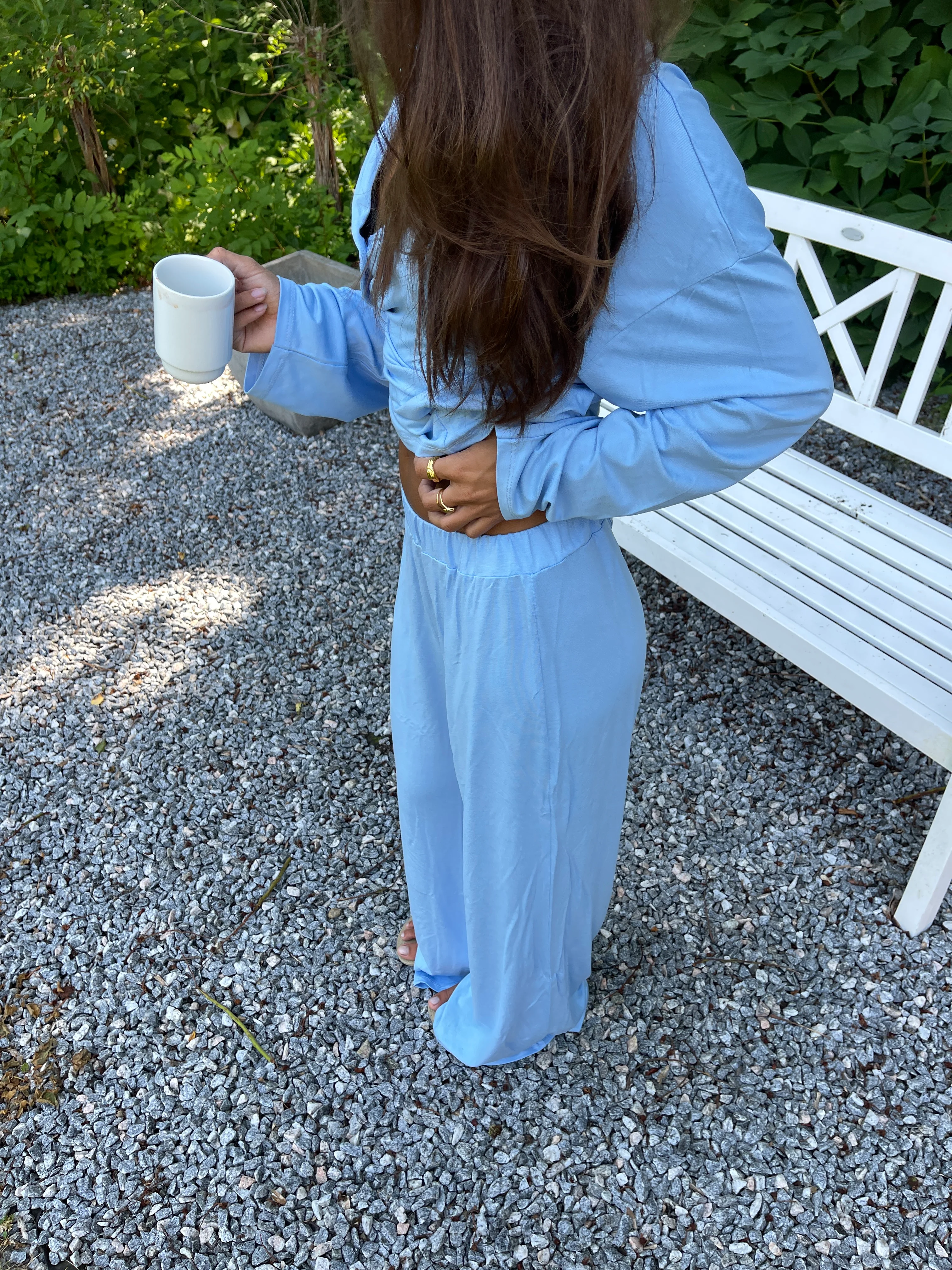 Laura pyjamasbukser - Lyseblå - Image 3