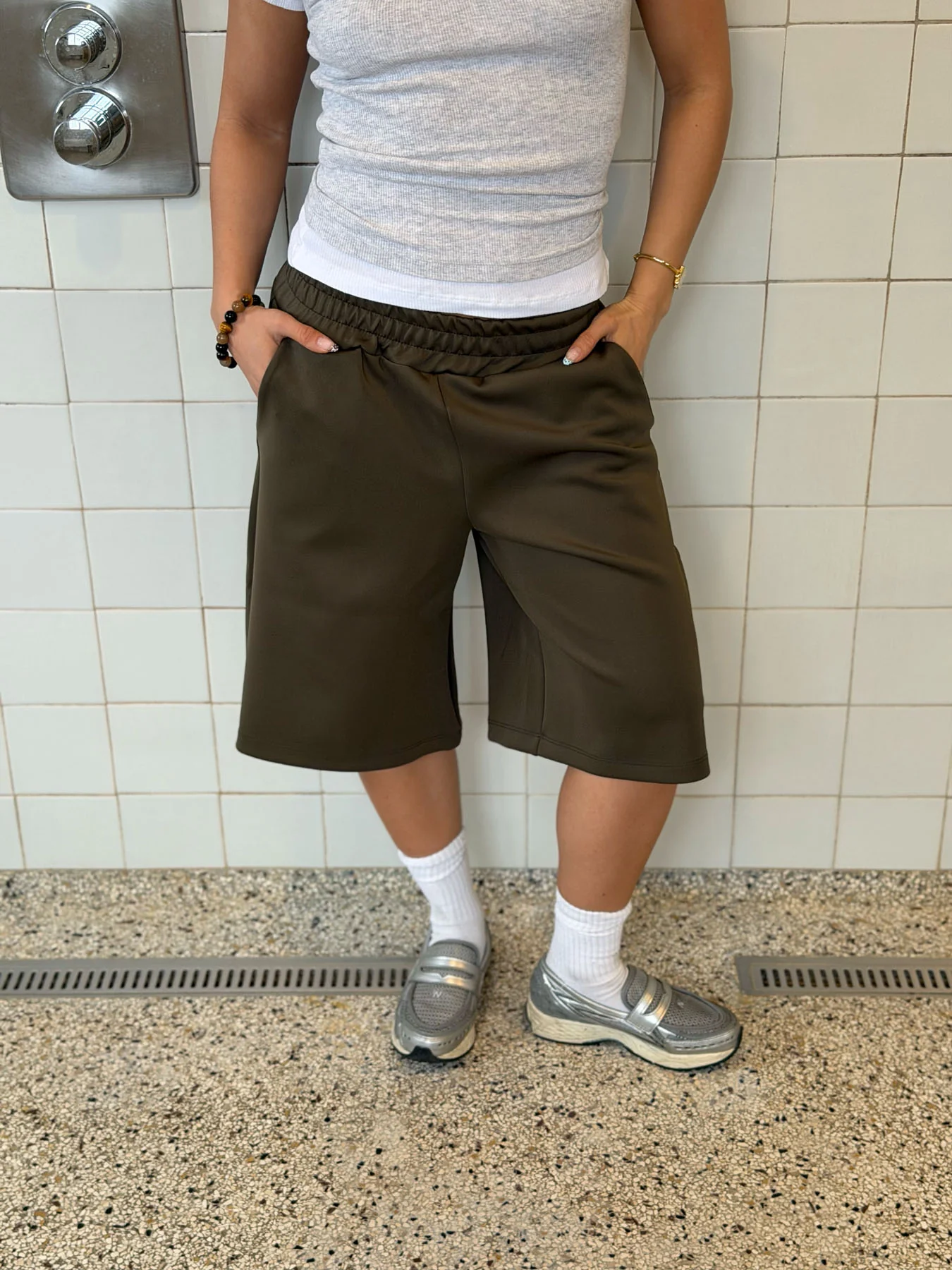 Kaline bermudashorts - Kaki - Image 8