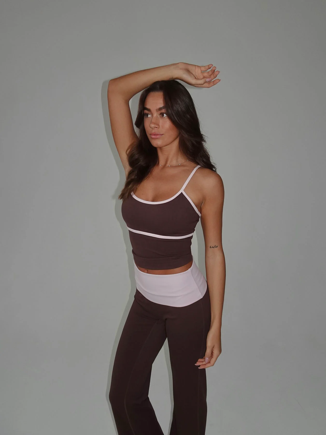 Essential tank top - Espresso/candyfloss - Image 13
